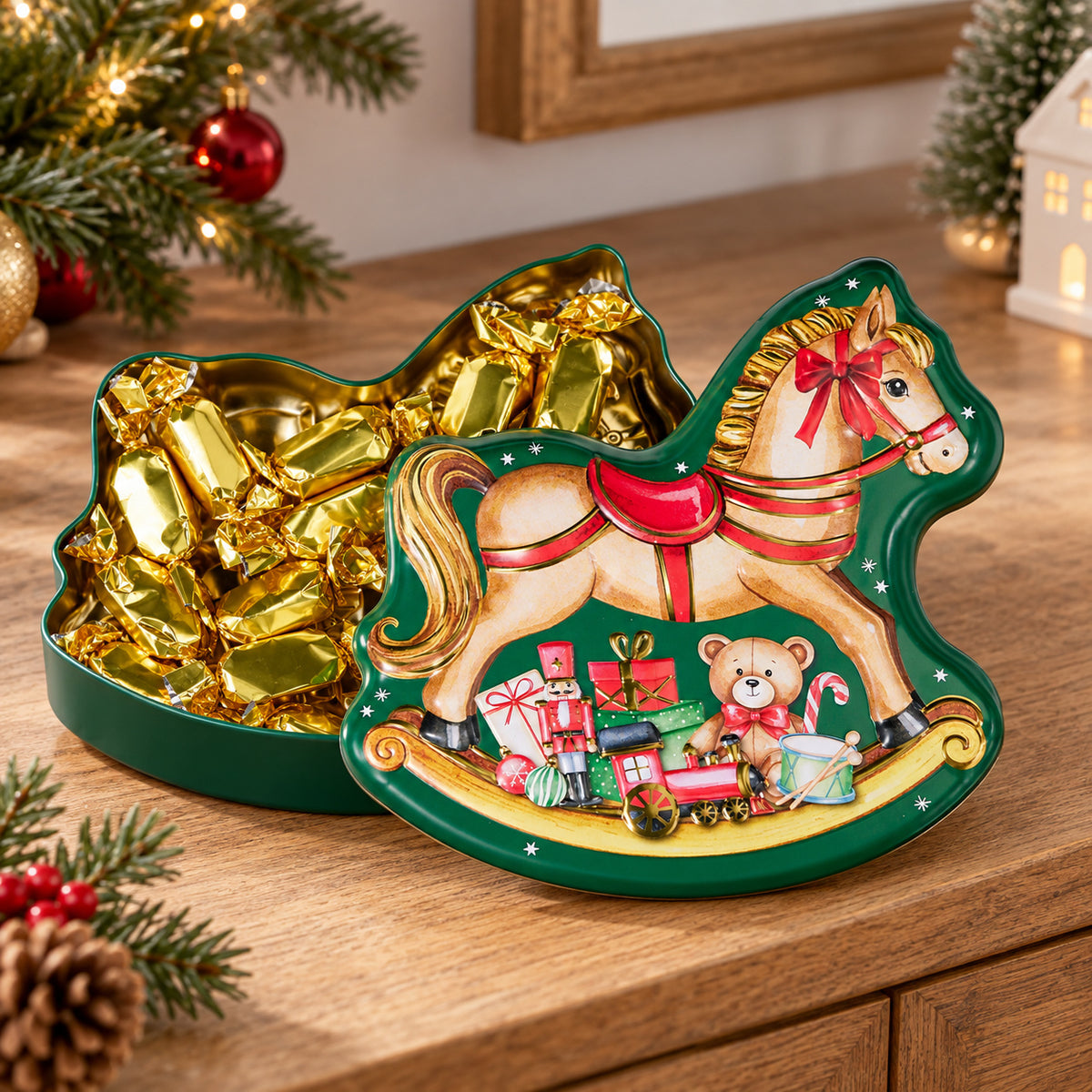 CAIXA BOMBONS CAVALINHO NATAL