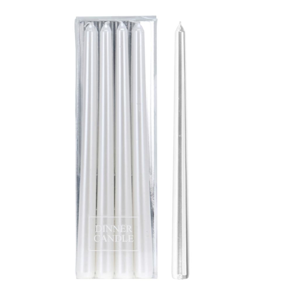 COLOCAR. 4 VELAS PLATA 30CM
