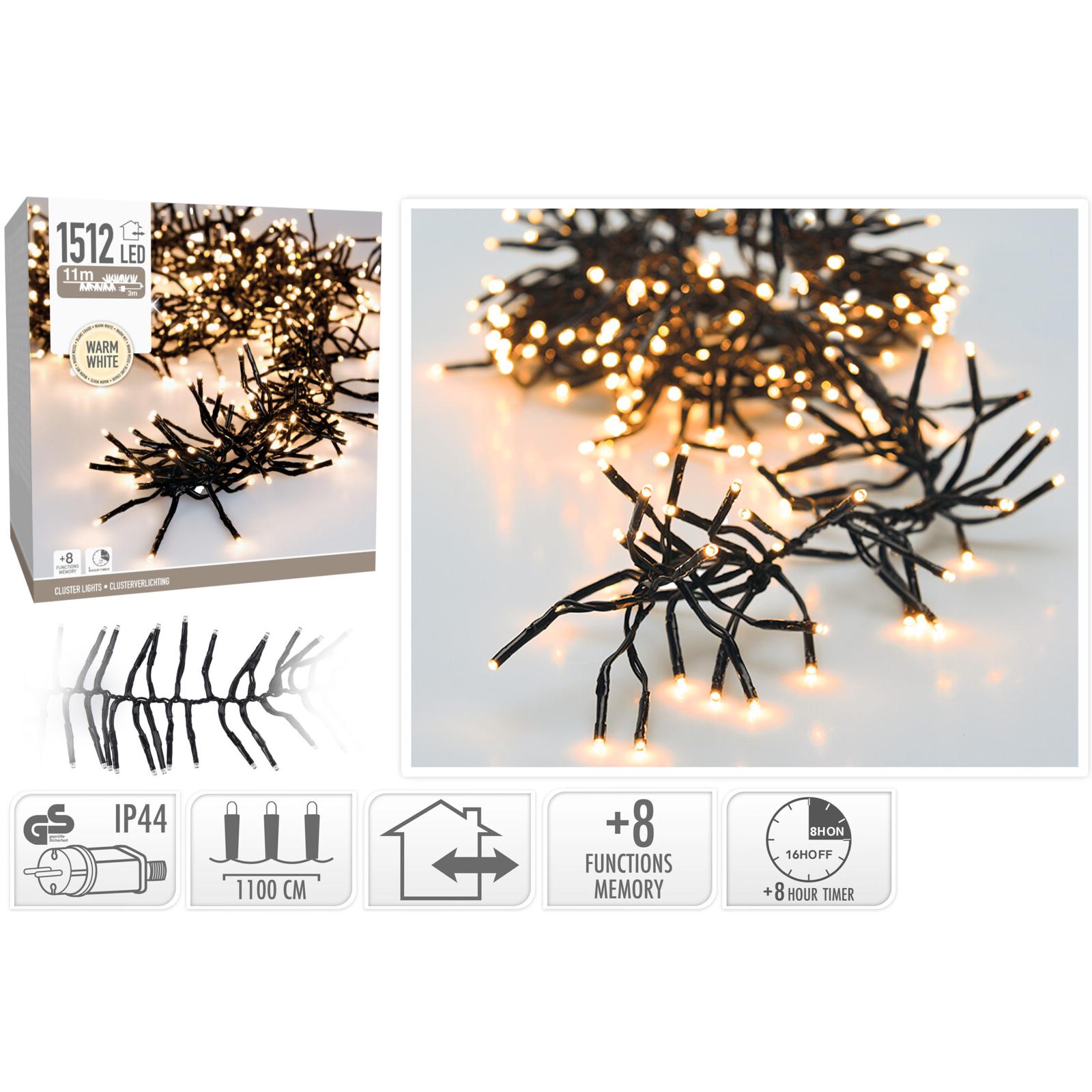LUZES NATAL 1512 LEDs 11MT
