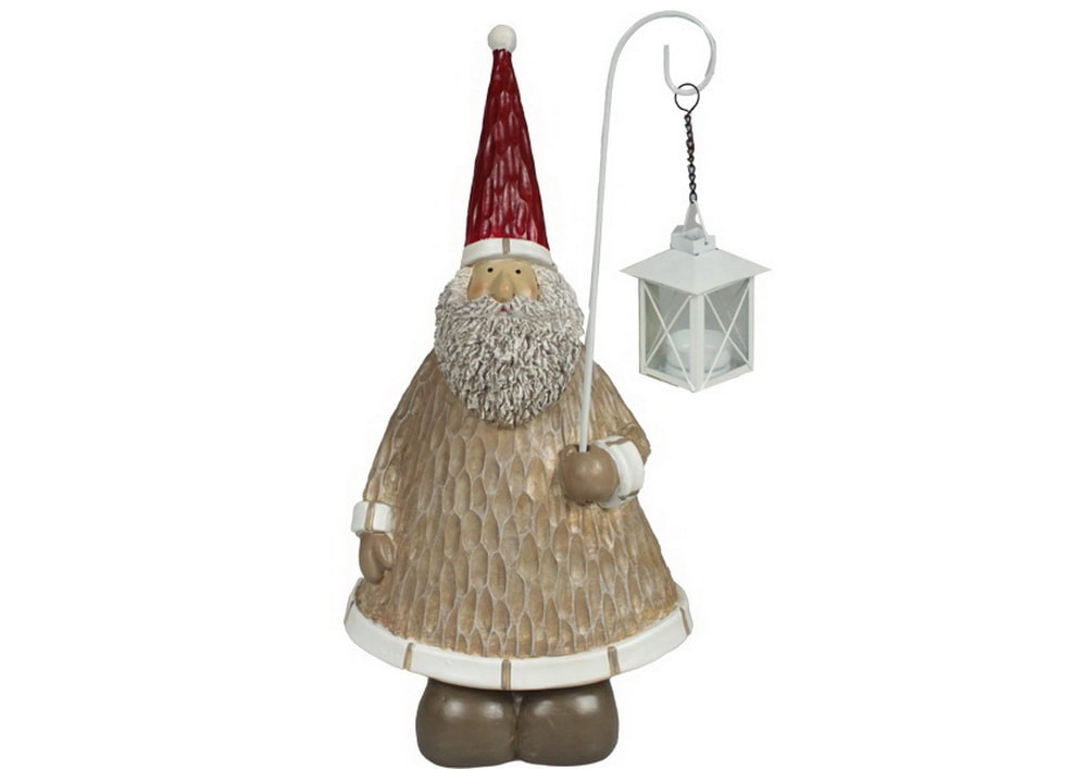 LINTERNA NAVIDAD PADRE 21X14.5X41CM
