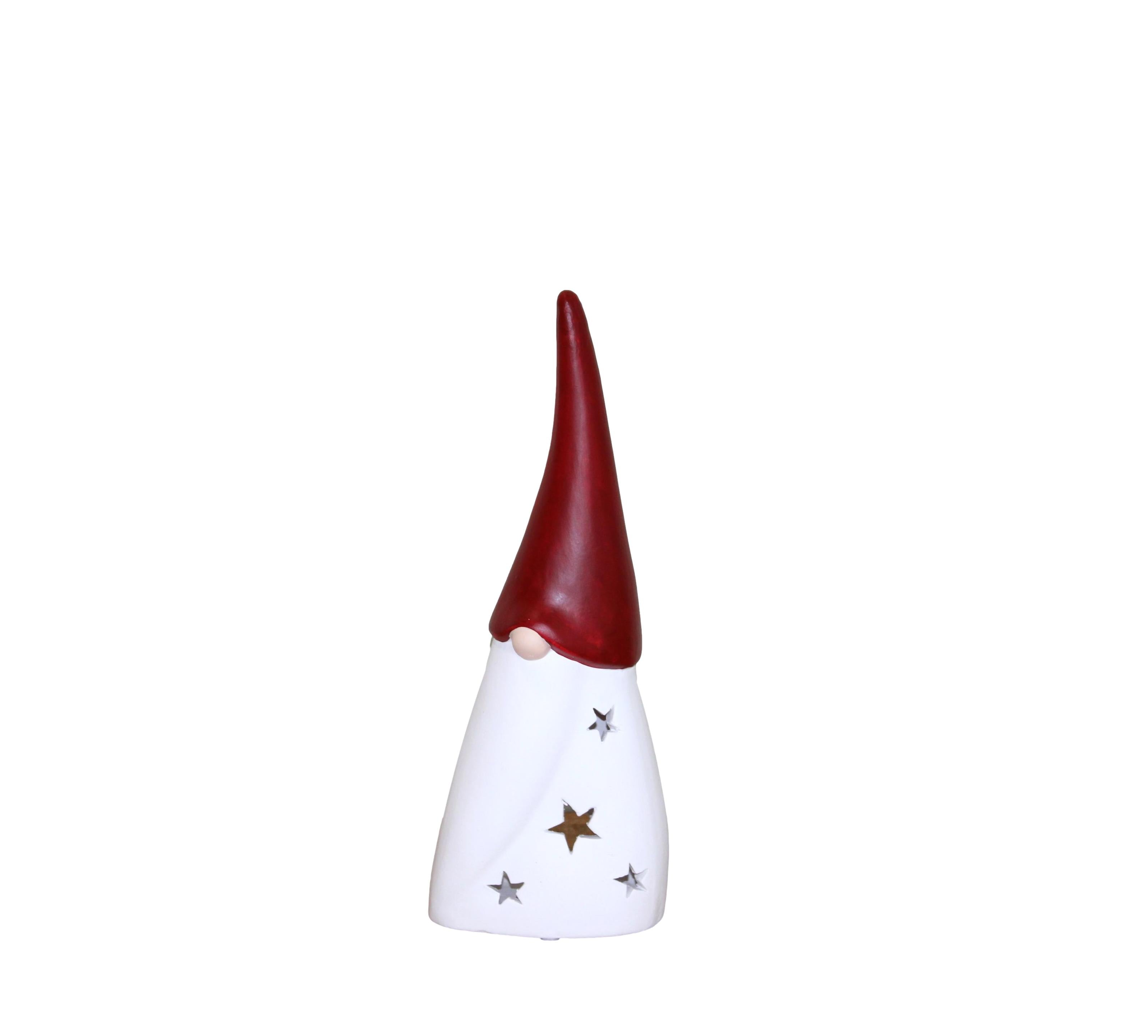 PORTAVELAS NAVIDAD PADRE 12X7X32CM