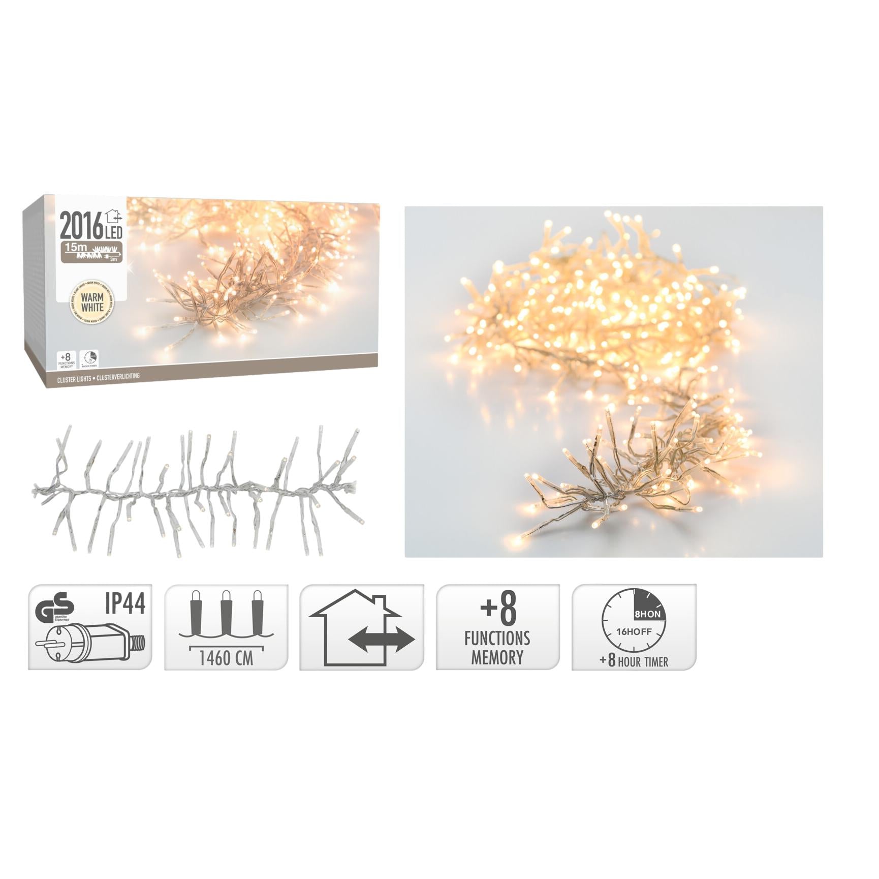 LUZES NATAL 2016 LEDS 15MT