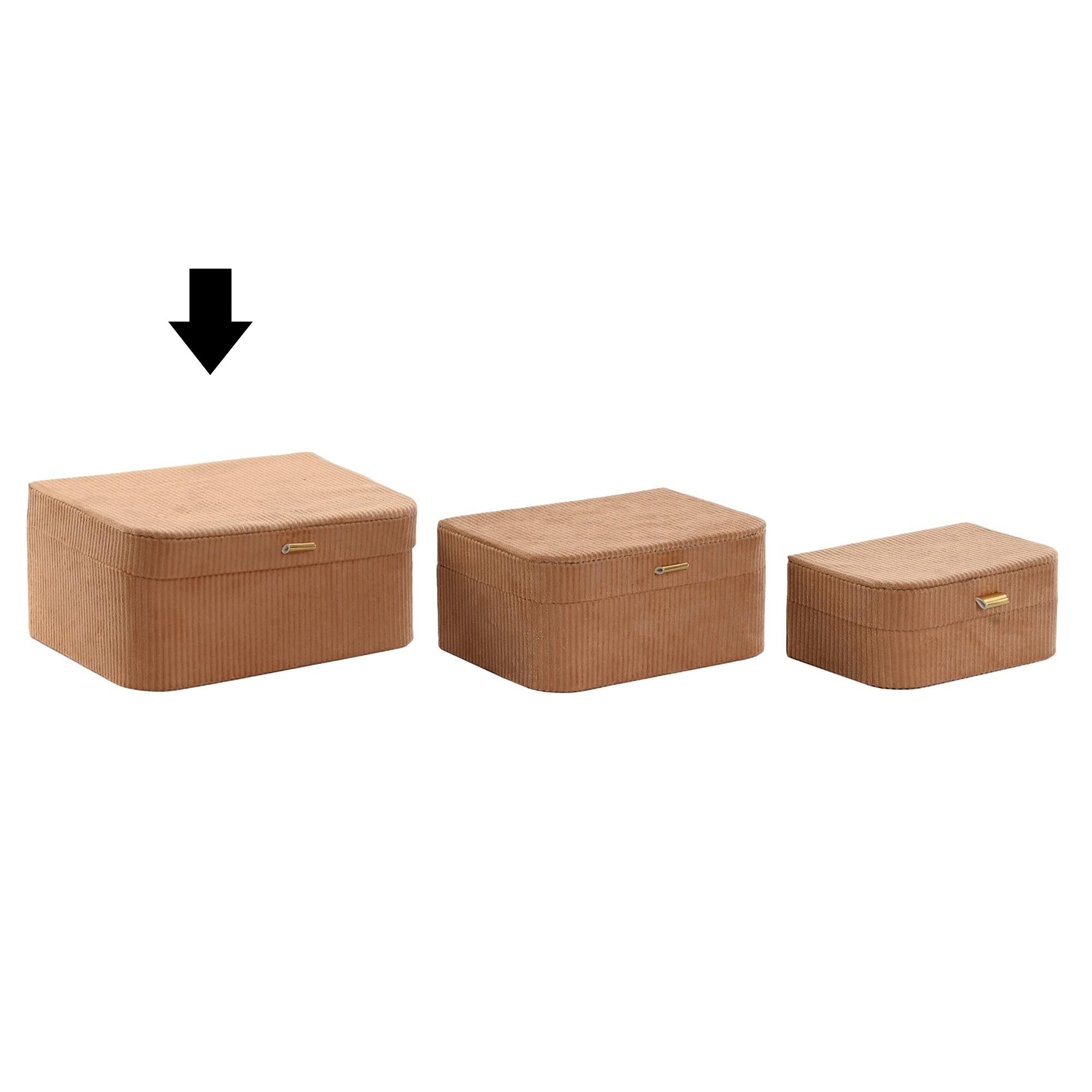 CAIXA CREME 23X17X10CM