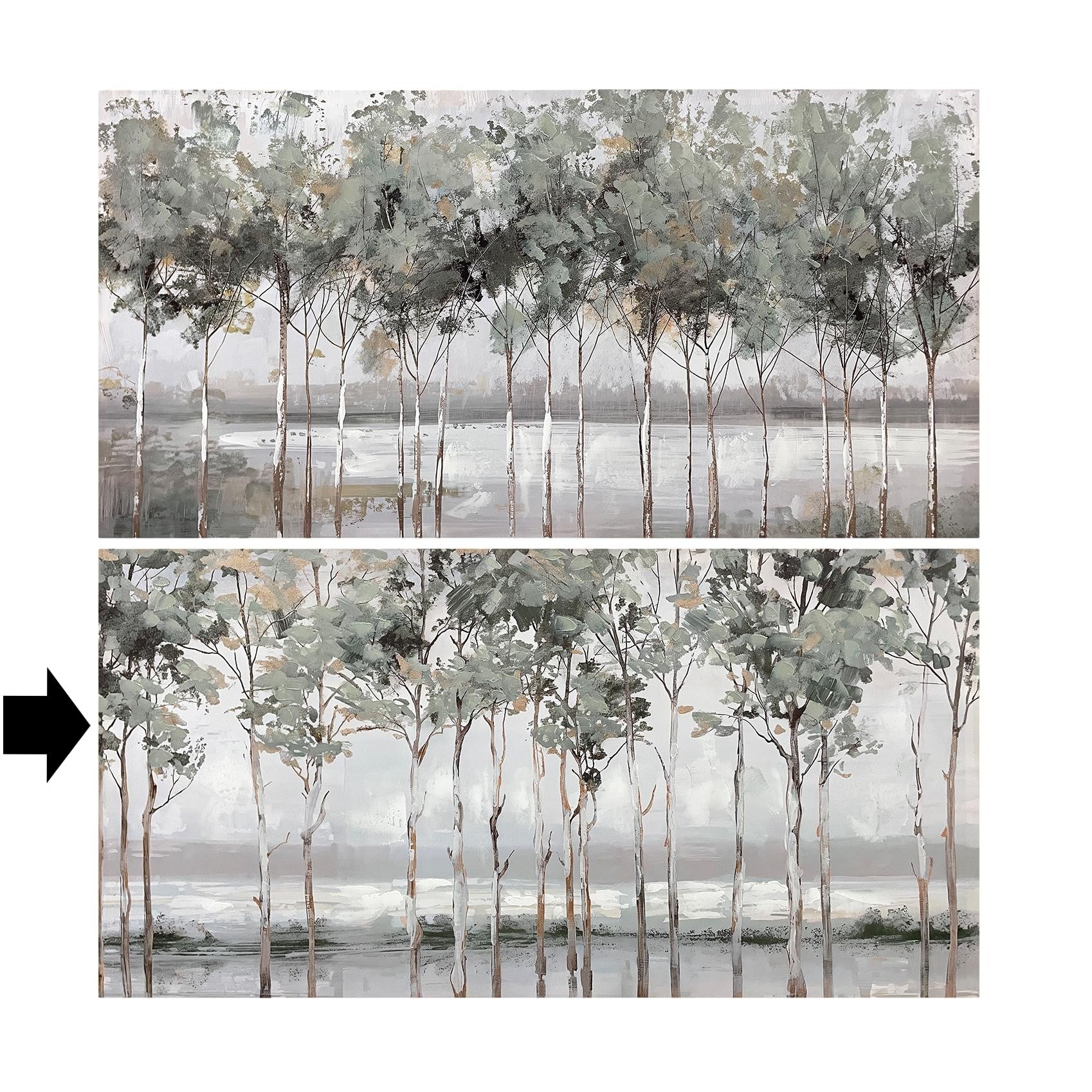 TELA ÁRVORES 160X60CM
