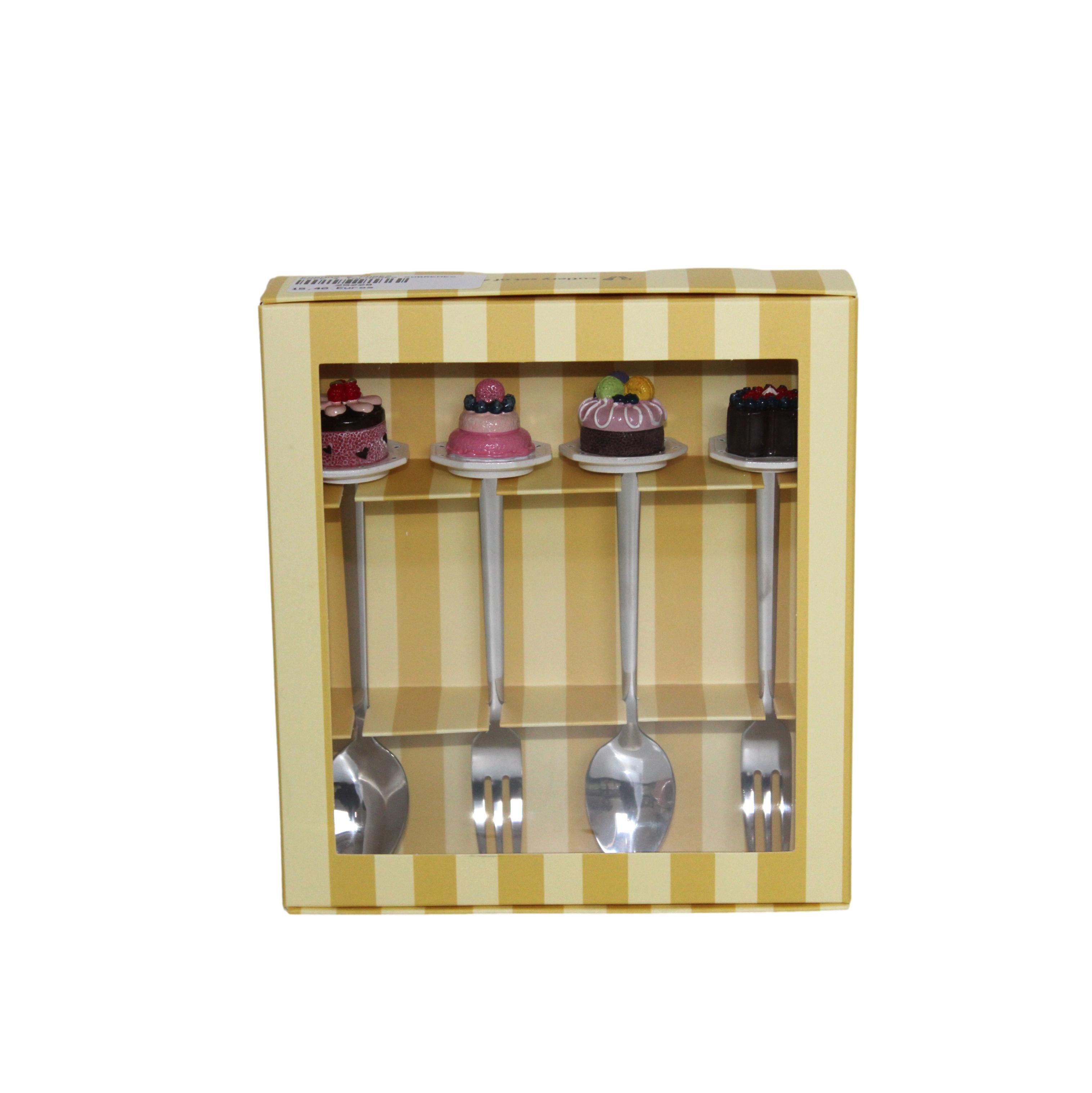 PACK 4 TALHERES SOBREMESA