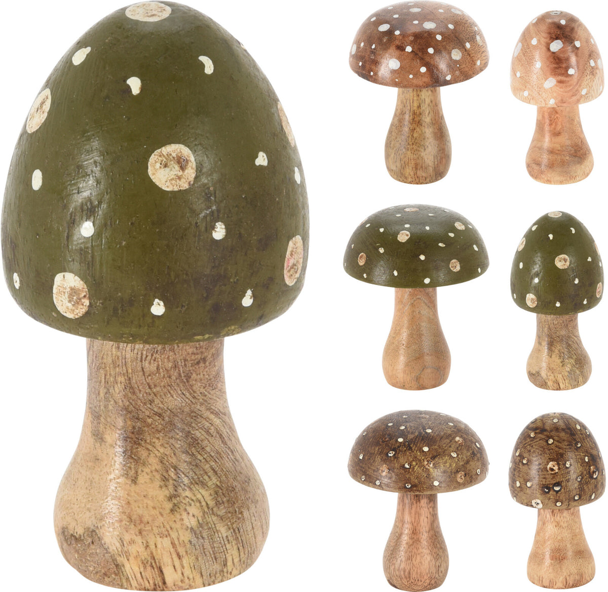 COGUMELO MADEIRA 7X10Cm