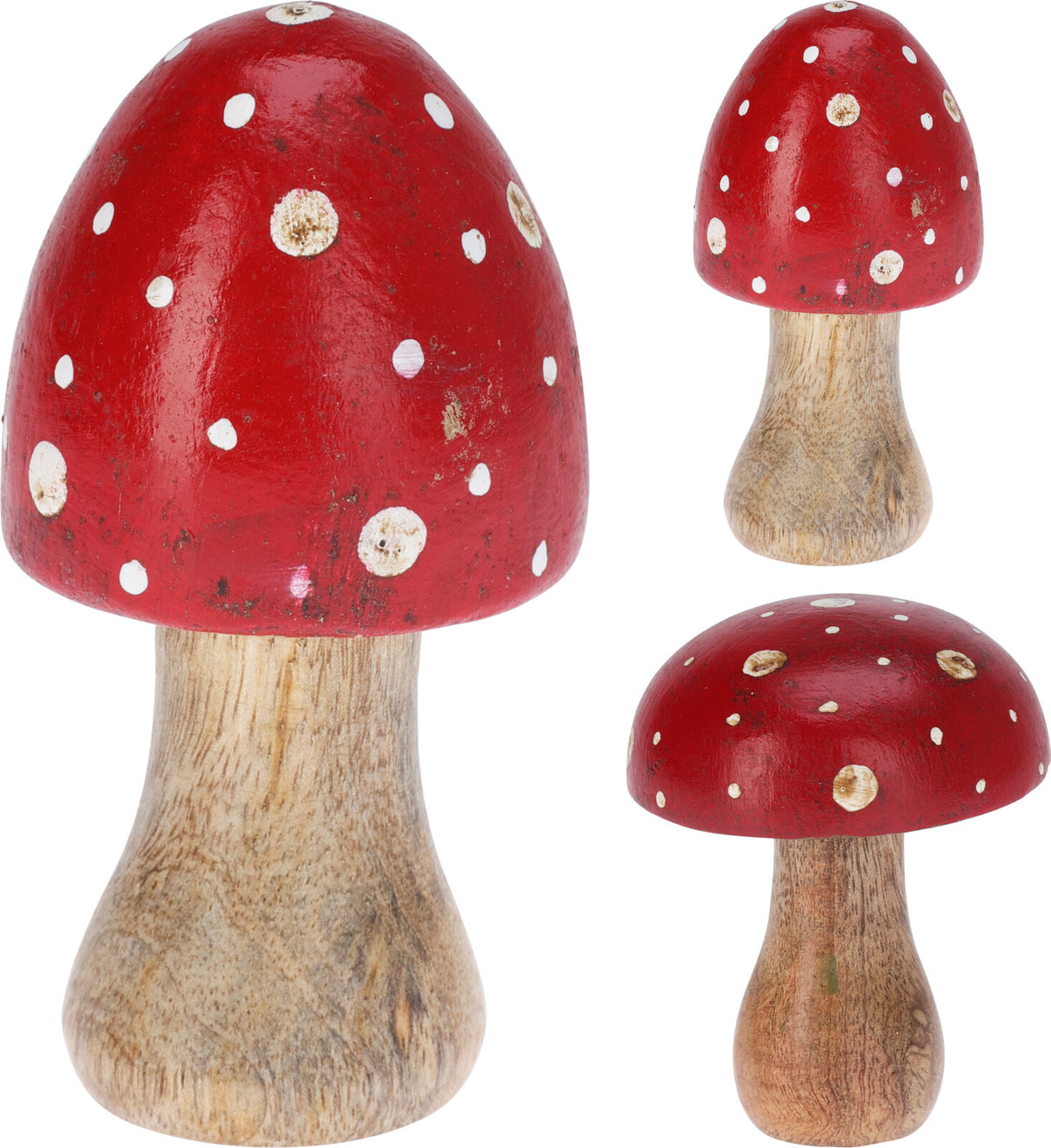 COGUMELO MADEIRA VERMELHO 10Cm