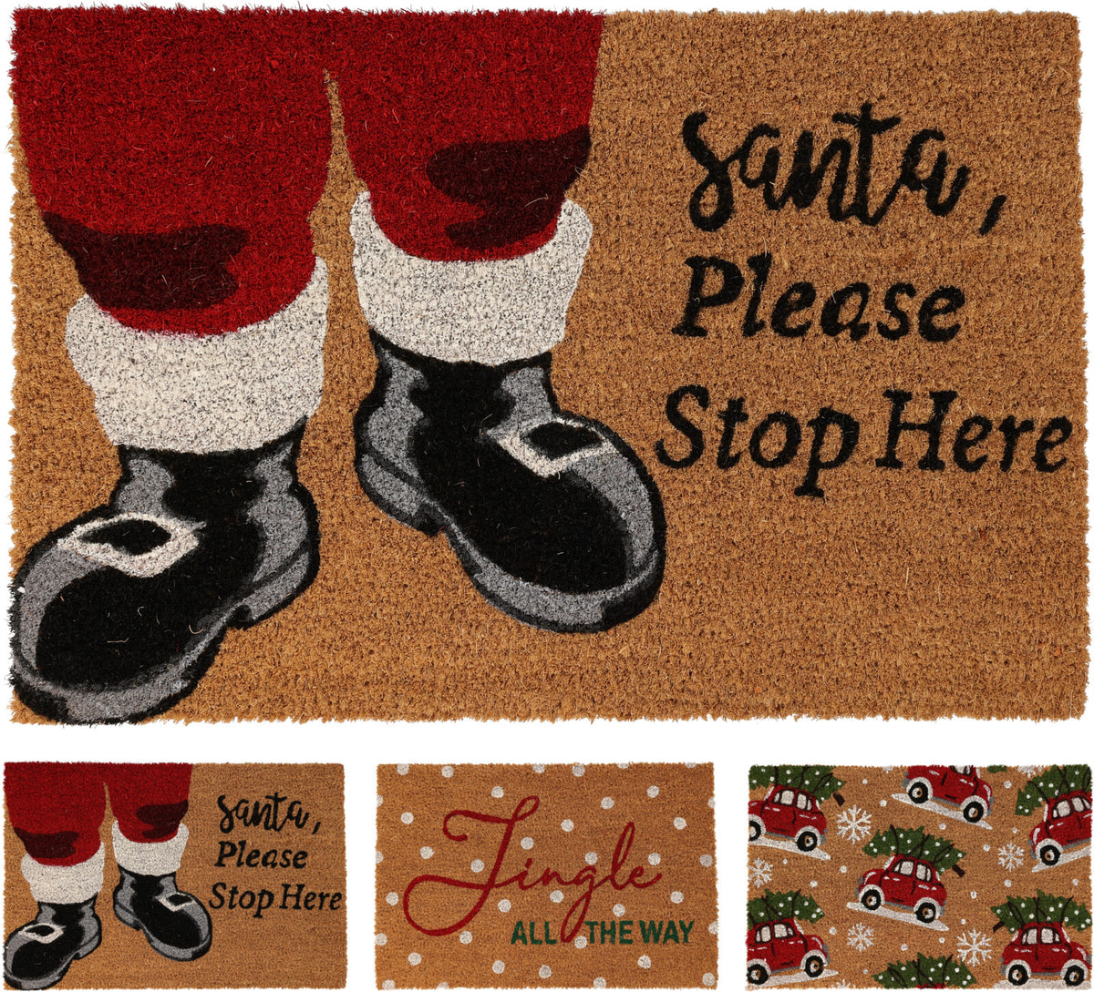 TAPETE ENTRADA NATAL 59X39Cm