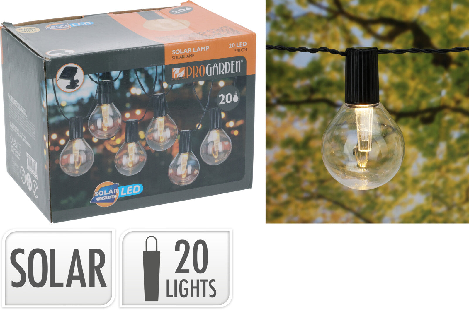 GRINALDA 20 LEDS 5,70m