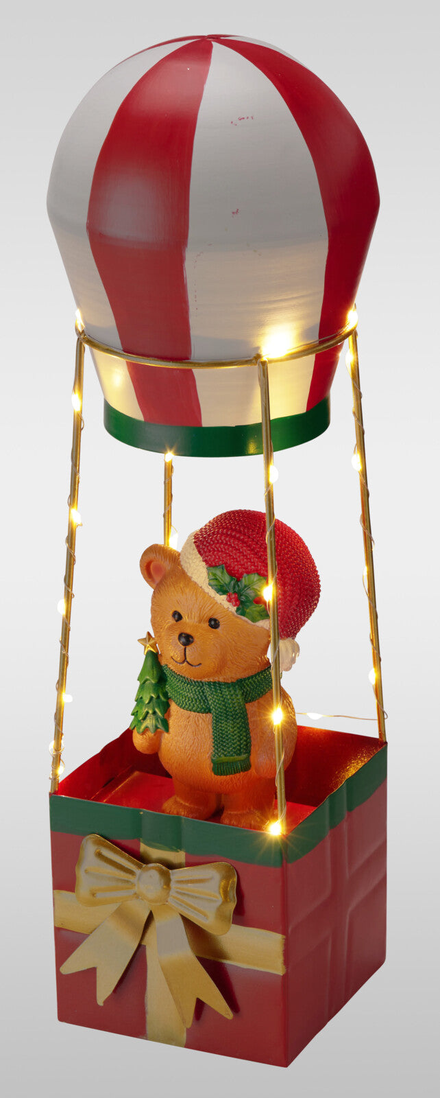 Balão ar quente e urso com LED 37 cm (imagem 5)