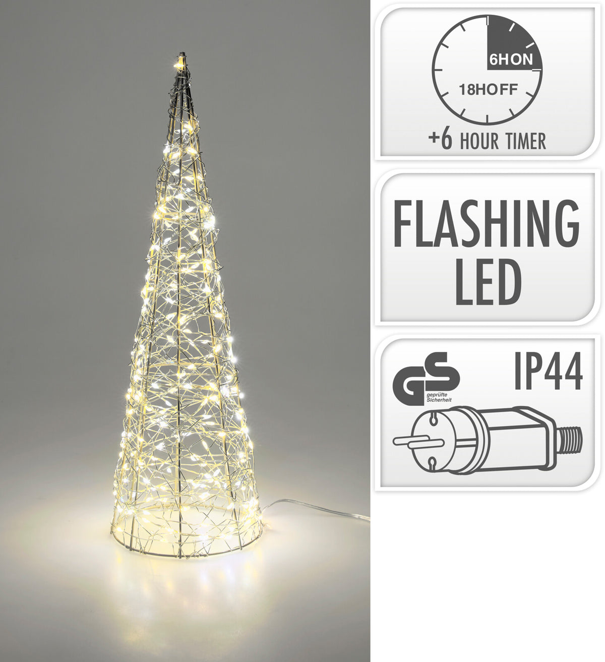 PINHEIRO DOURADO C/ LED 40Cm