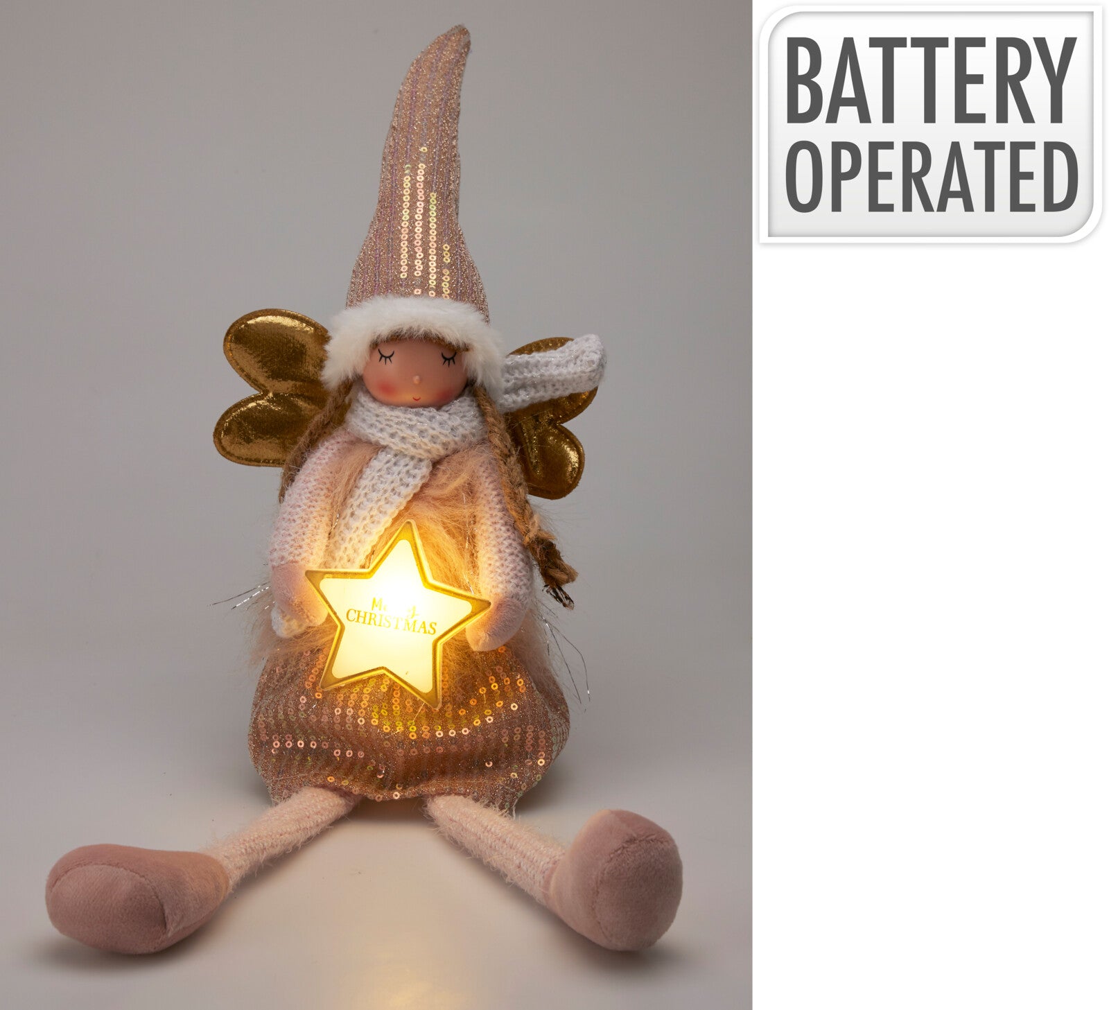 ANJO ESTRELA C/ LED 60Cm