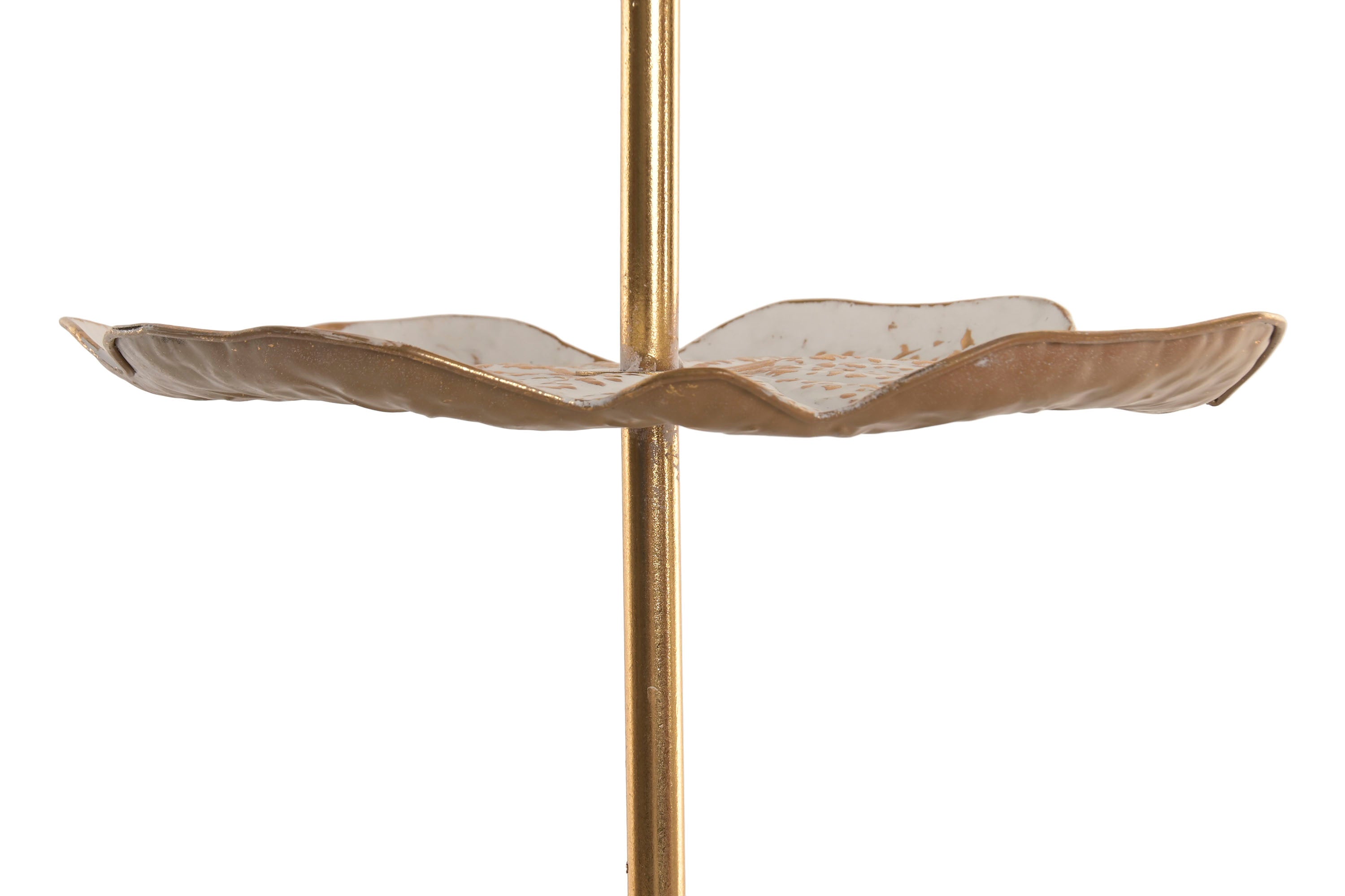 SUPORTE 3X BRANCO/DOURADO 45,5X42,5X68Cm