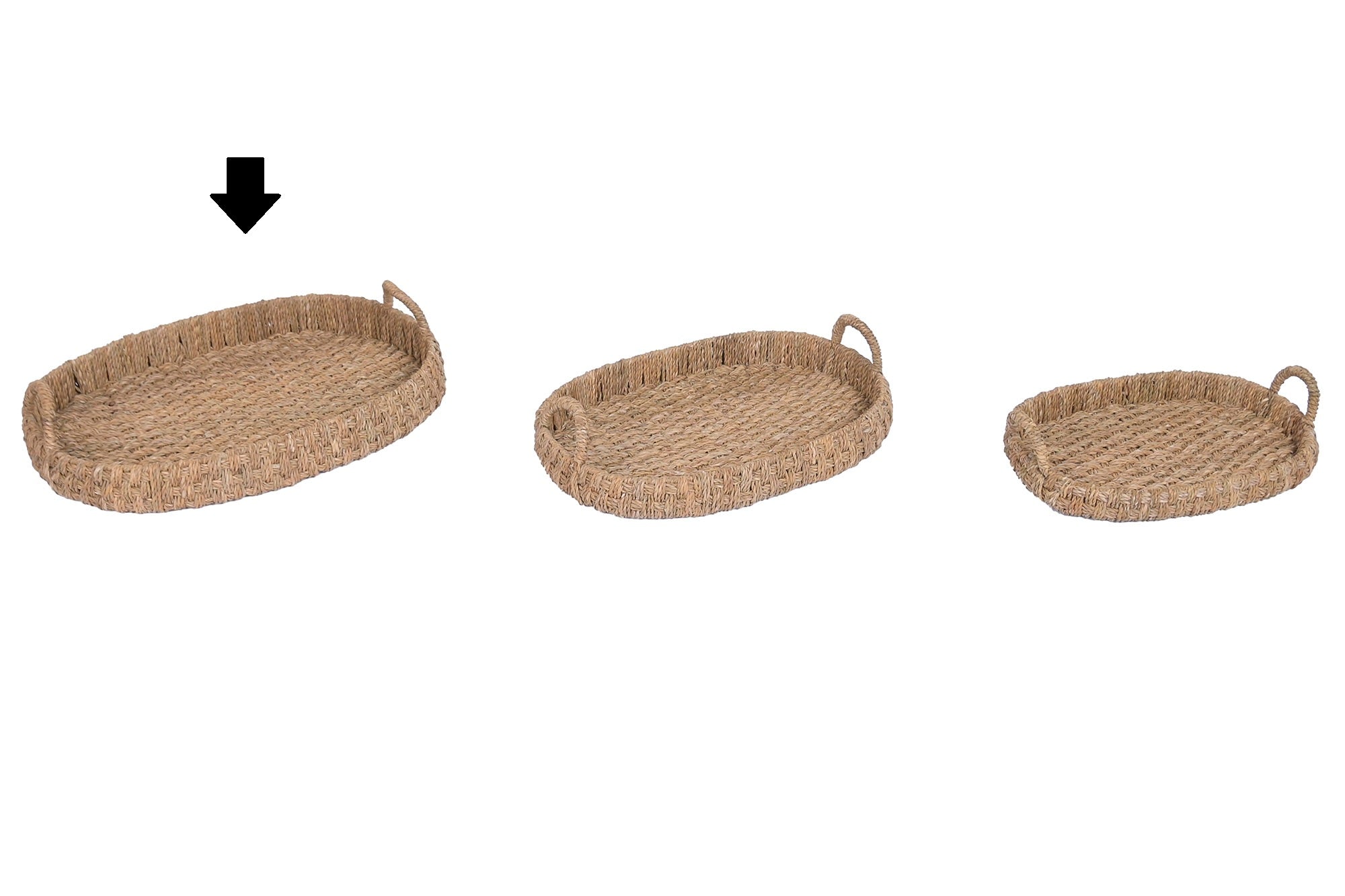 BANDEJA SEAGRASS 64X43X7Cm