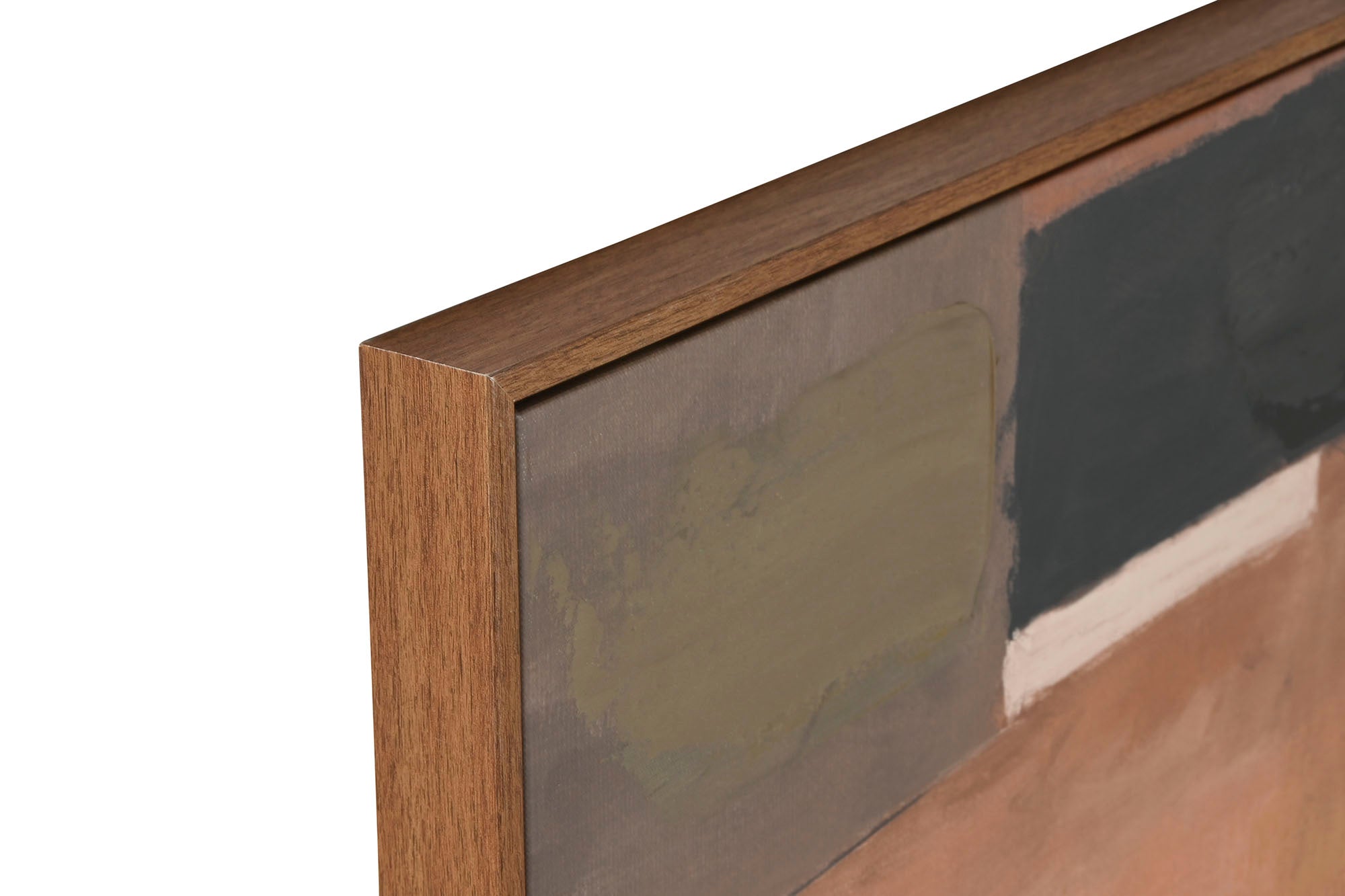 QUADRO ABSTRATO TONS TERRA 100X100CM