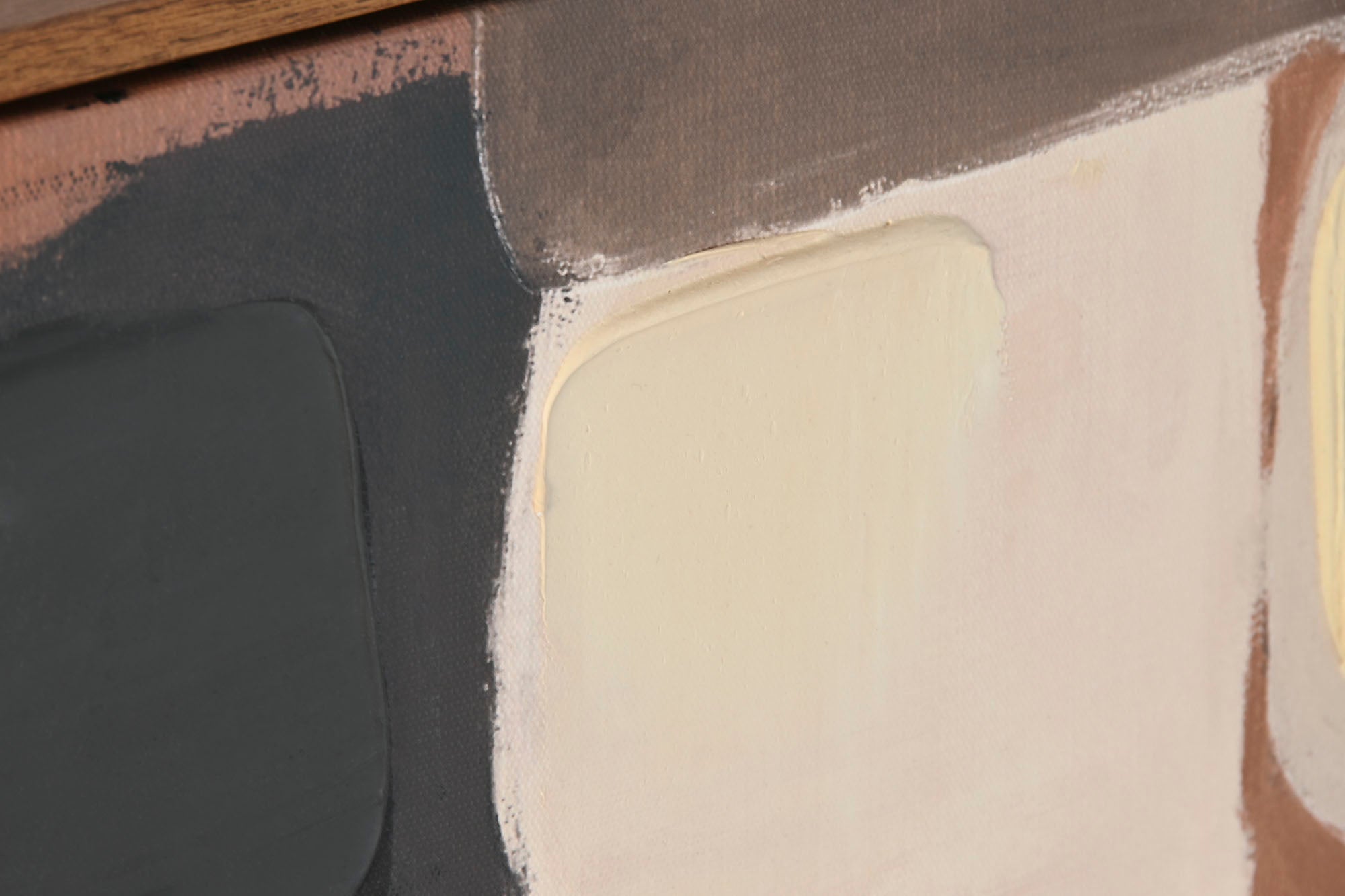 QUADRO ABSTRATO TONS TERRA 100X100CM