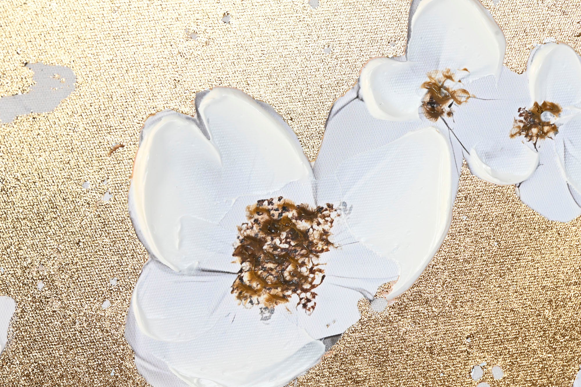 QUADRO ÁRVORE DOURADA 83X123CM