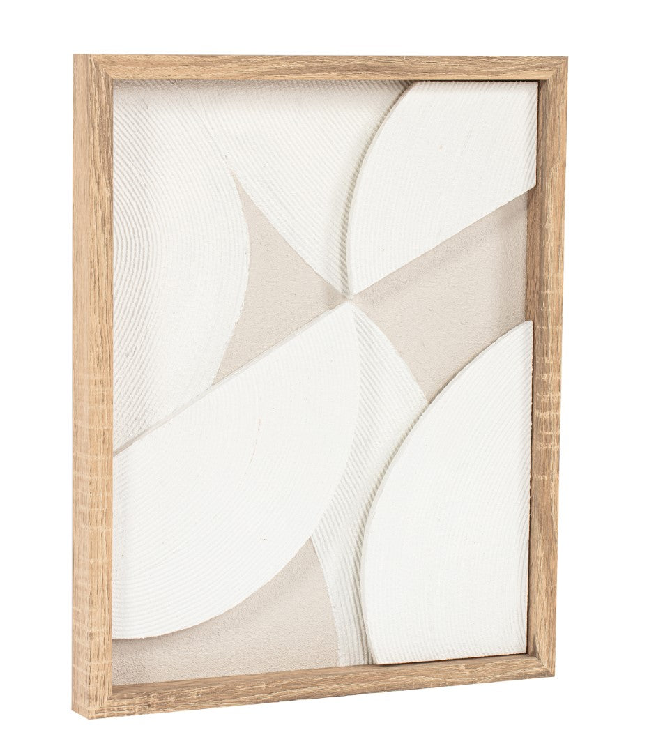 QUADRO ABSTRATO C/ LED 40X50CM