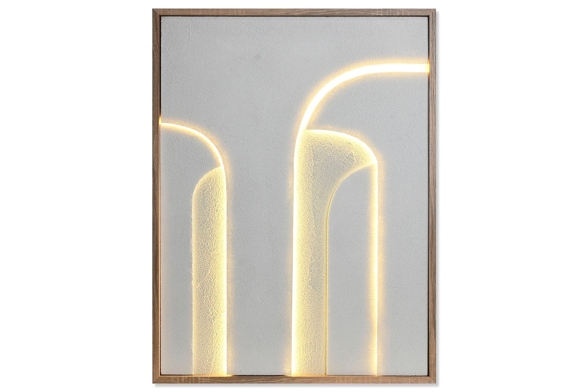 QUADRO ABSTRATO C/ LED 75x100CM