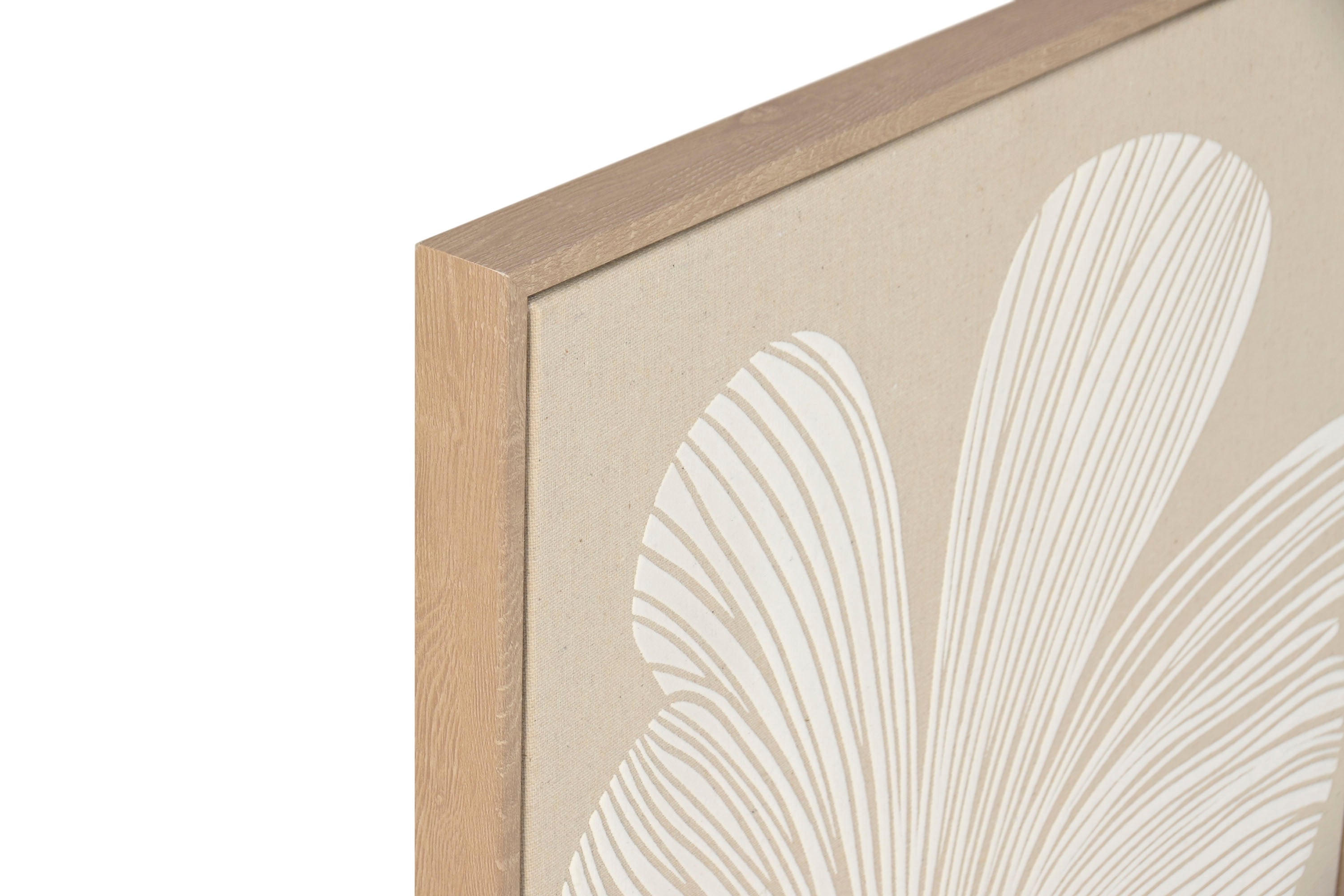 QUADRO BEGE FLOR 40X80Cm