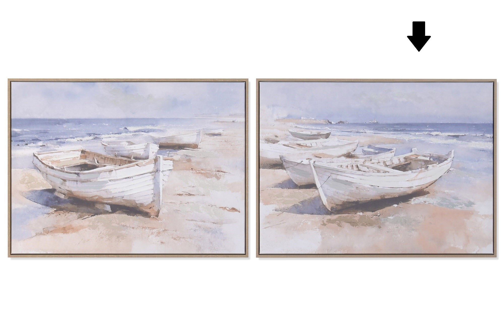 QUADRO BARCAS 80X60Cm