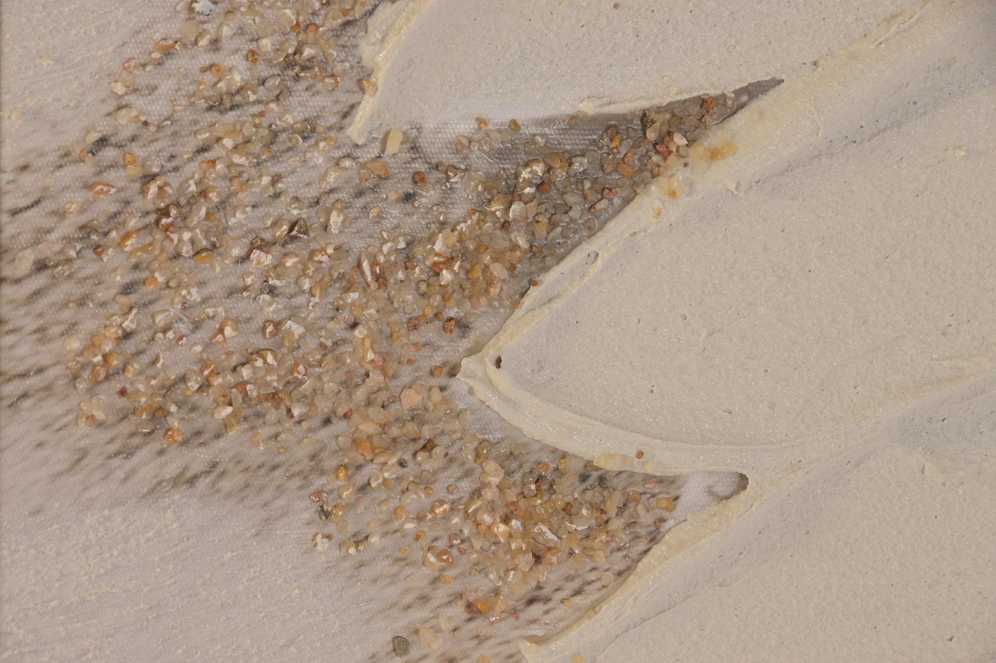 QUADRO ABSTRATO BEGE 83X123Cm