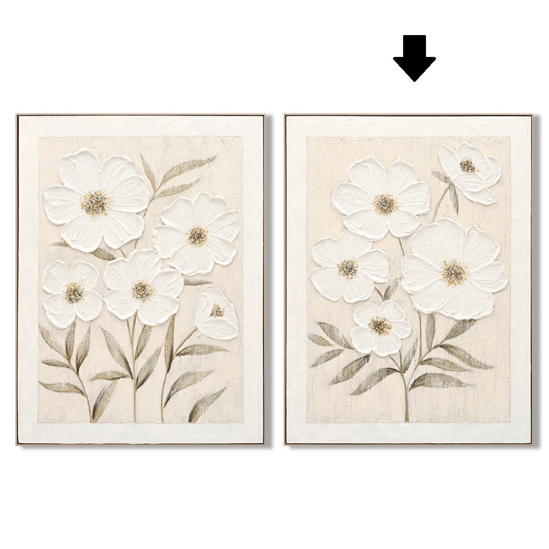 QUADRO FLORES 92X122Cm