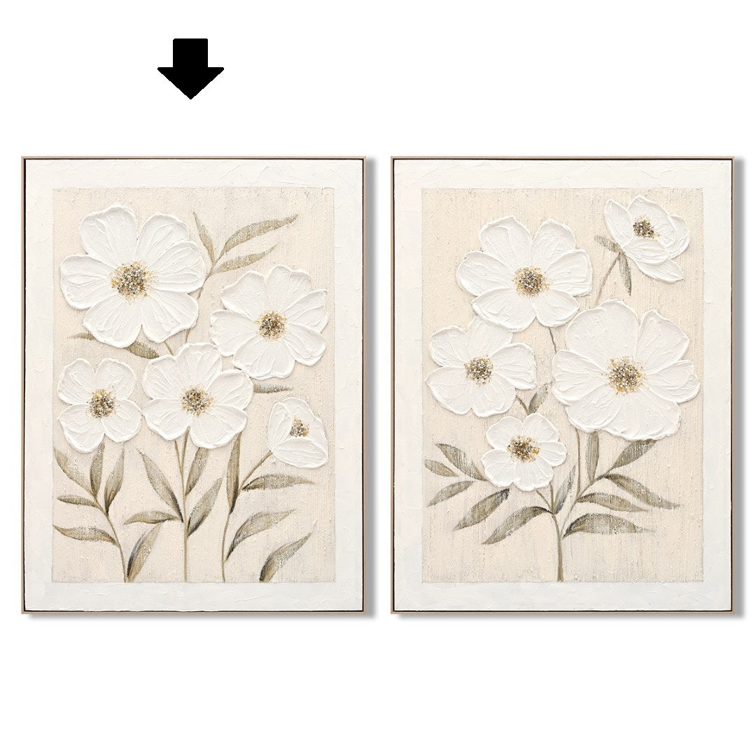 QUADRO FLORES 92X122Cm