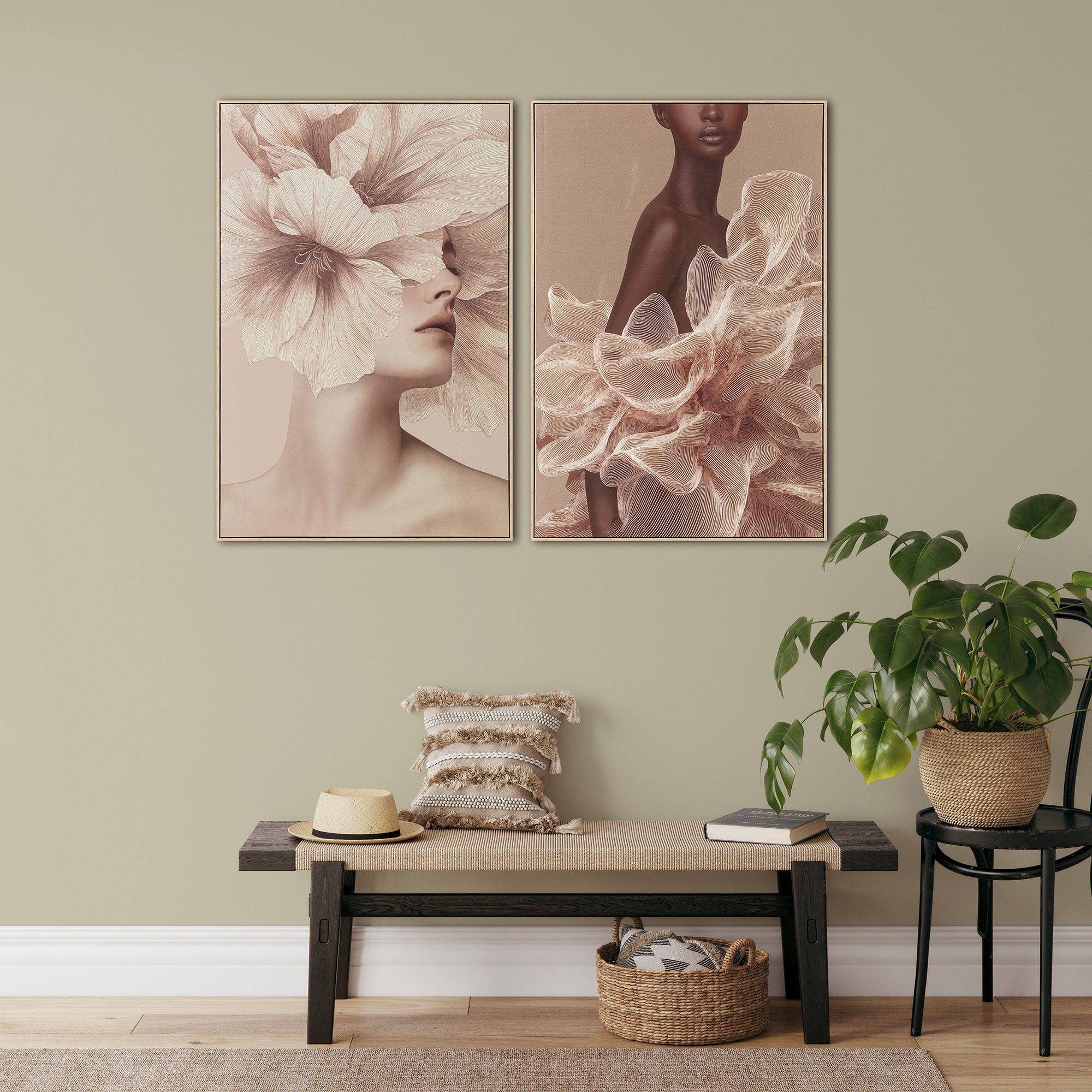 QUADRO MULHER 80X120Cm