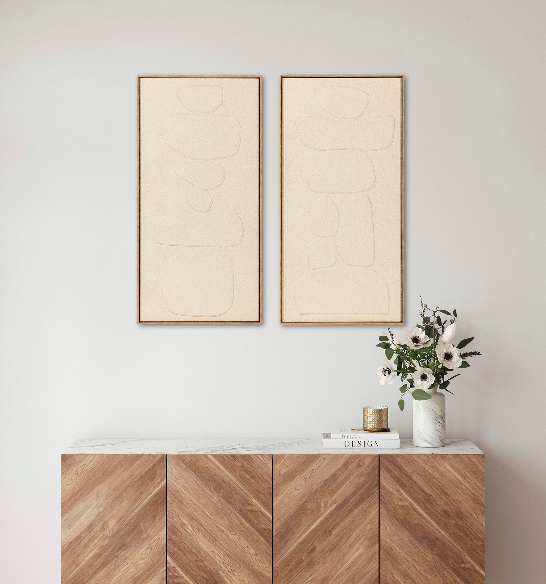 QUADRO BEGE 60X120Cm