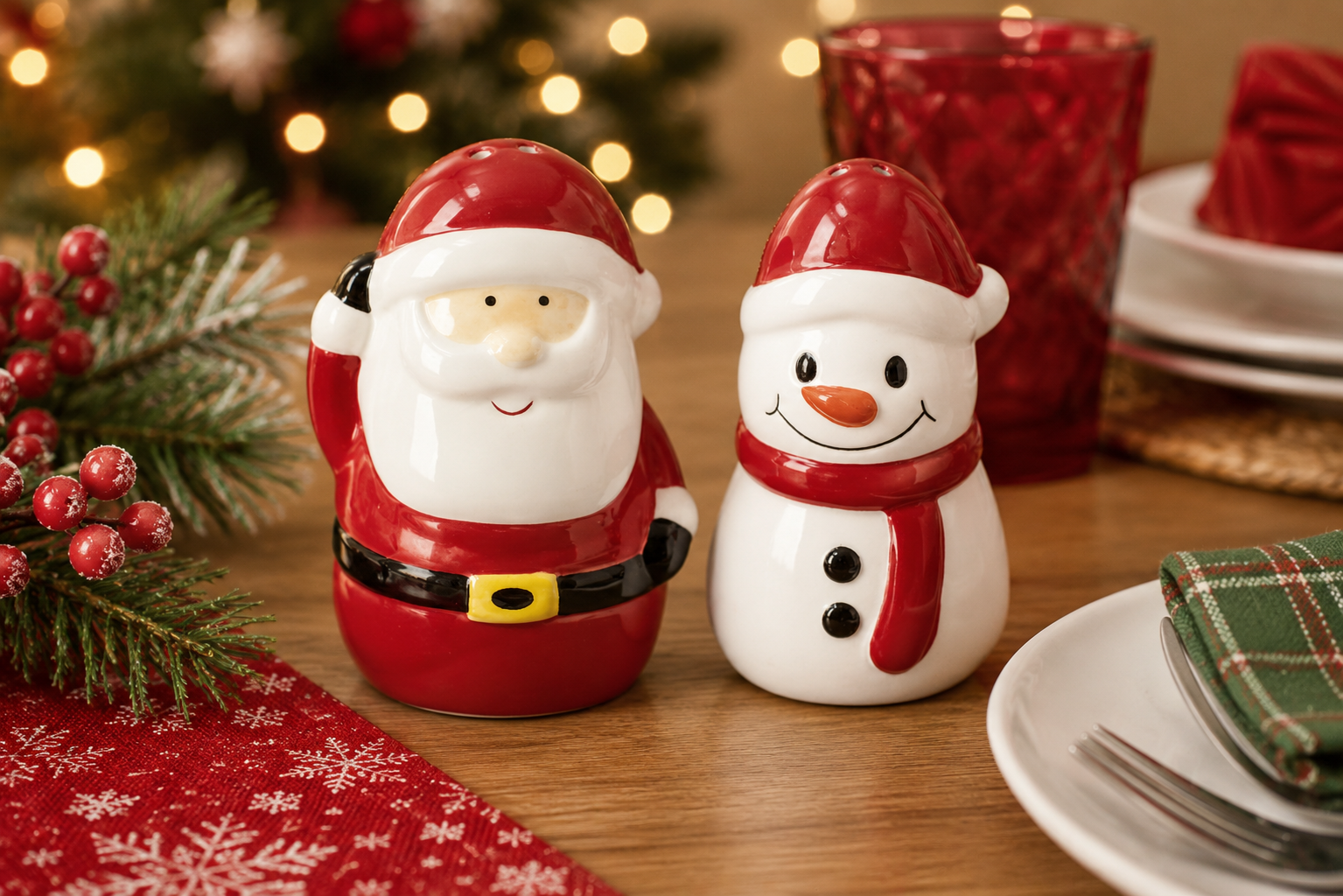 SALEIRO E PIMENTEIRO NATAL 9Cm