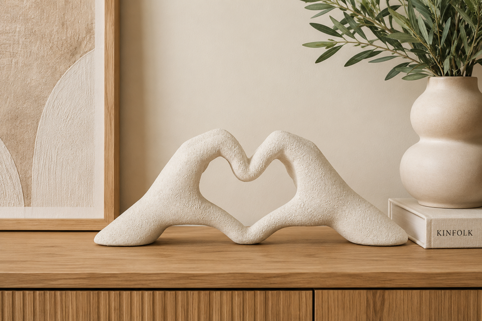 ESTATUETA MÃOS 29X6X10Cm