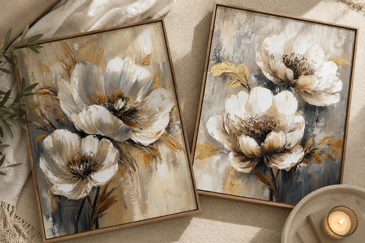 QUADRO FLORES 60X80Cm