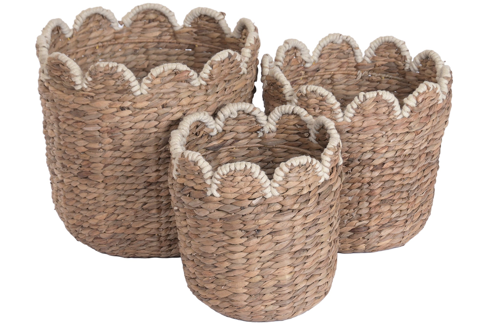 CESTO FIBRA NATURAL 37X37X37Cm