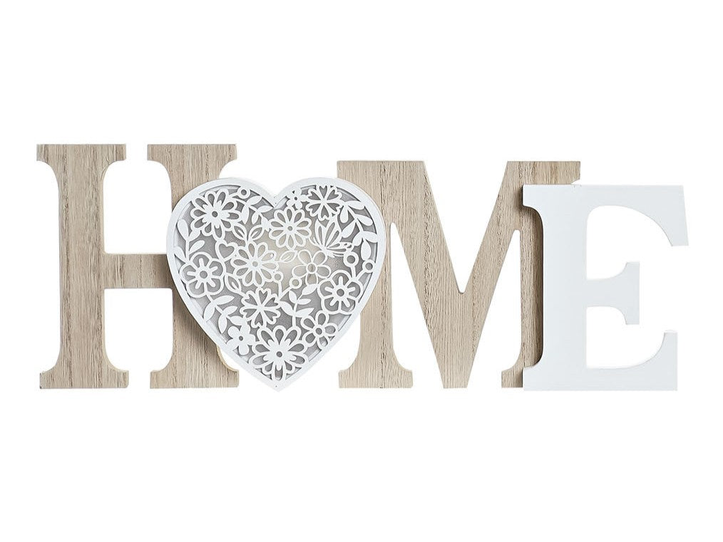 ESTATUETA HOME C/ LED 42,5X4X15Cm