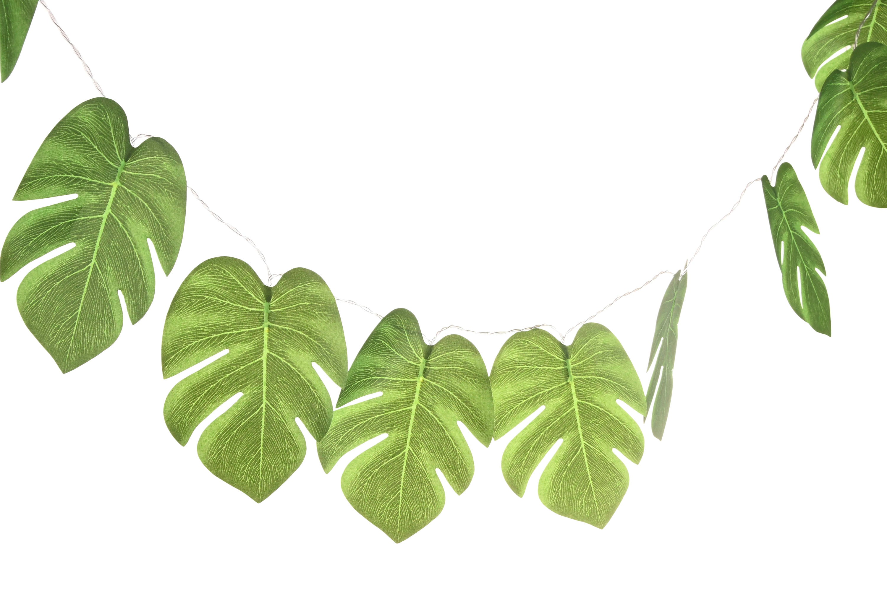 GRINALDA C/ LED FOLHAS 180CM