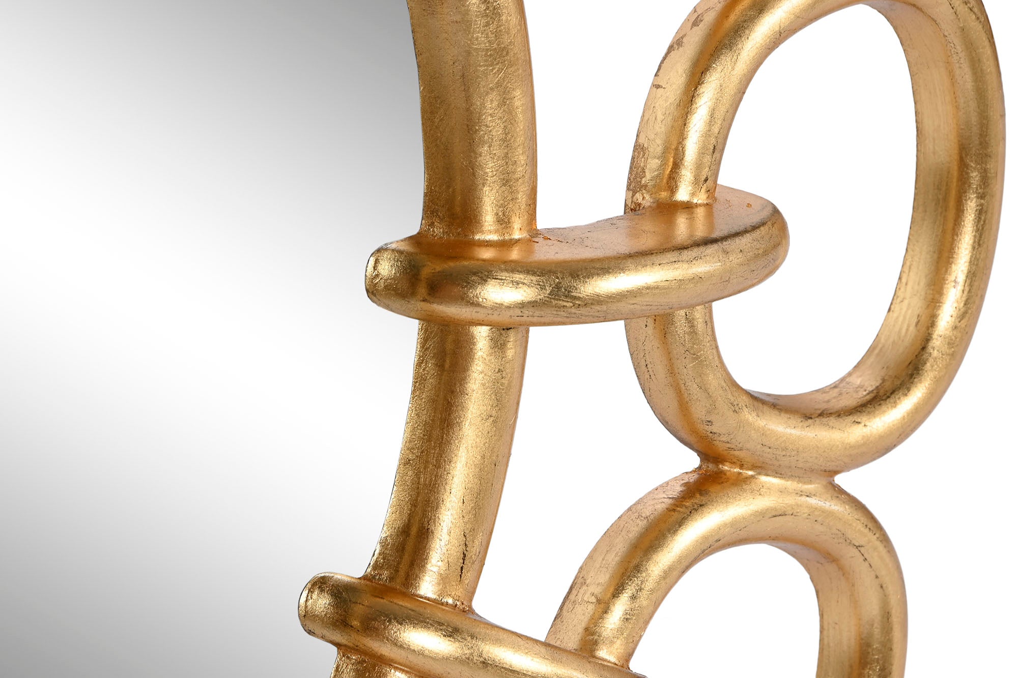 ESPELHO RESINA DOURADO 95CM