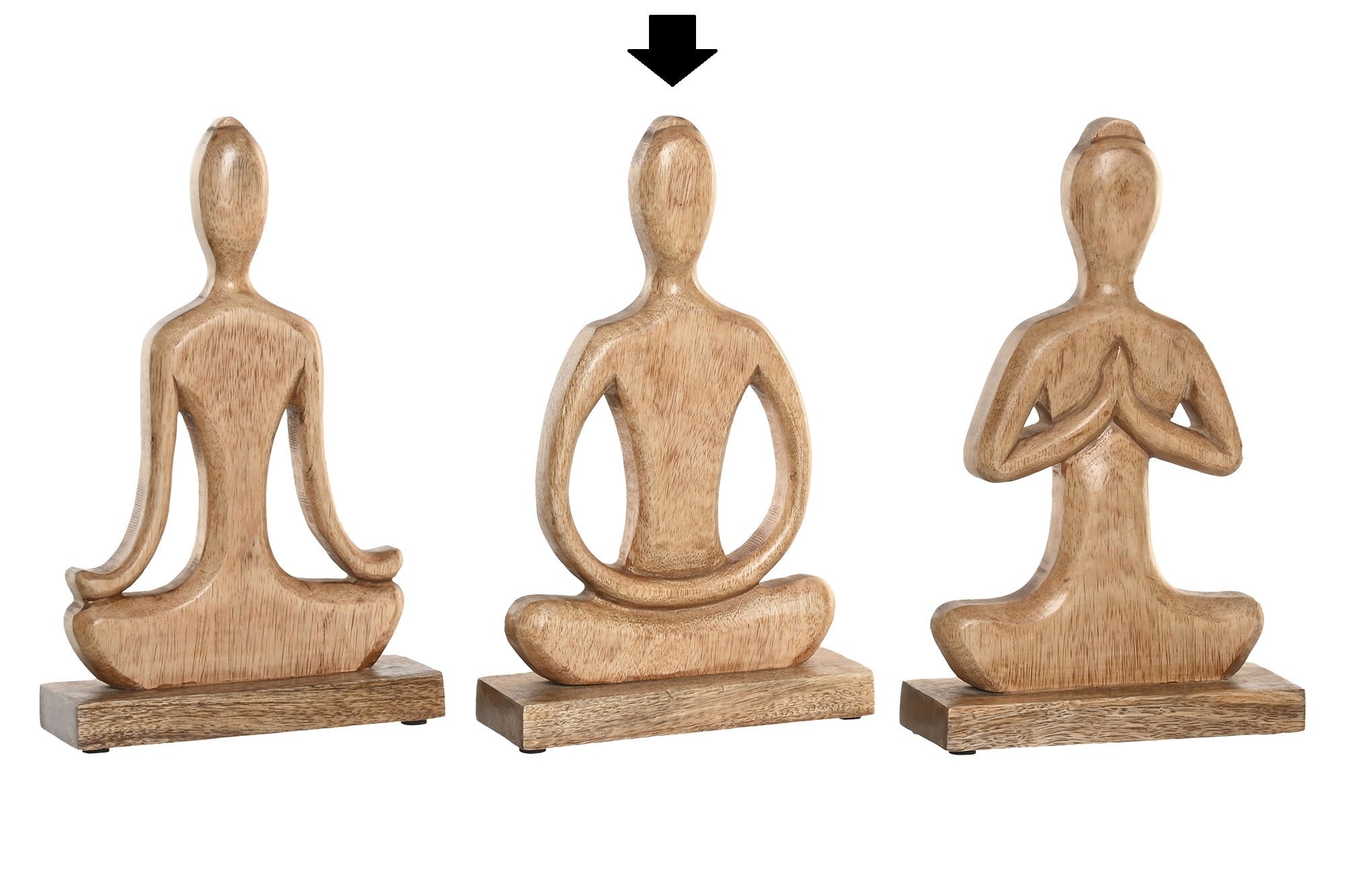 ESTATUETA YOGA 17,7X6X28,5Cm