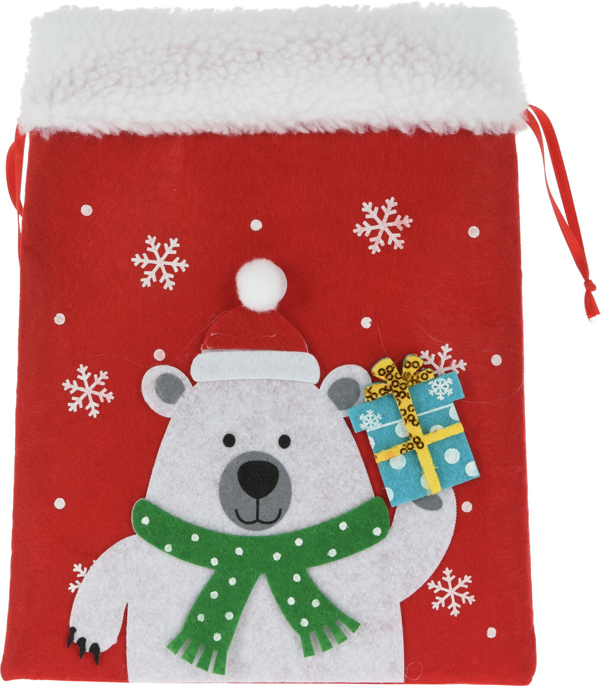 SACO C/ FIGURA NATAL 26Cm