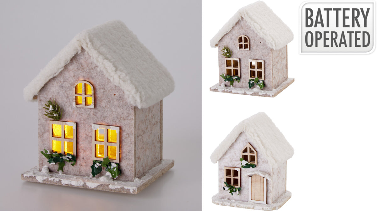 CASA C/ LED 13X11X16Cm