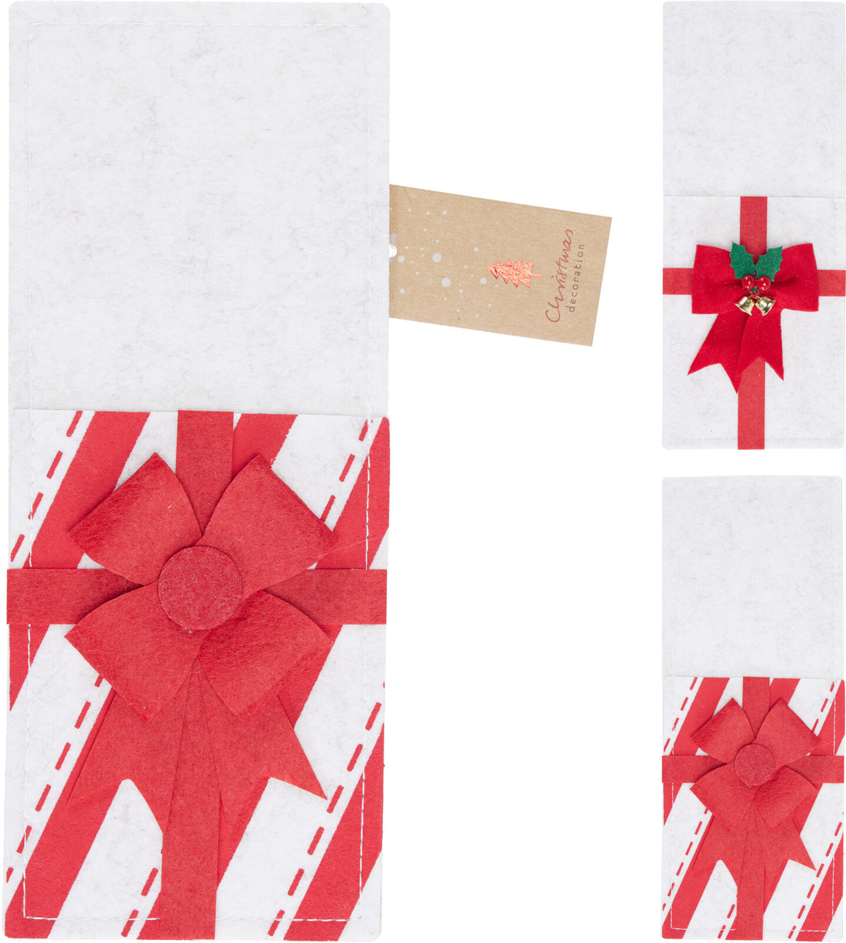 PORTA-TALHERES NATAL 25X10Cm