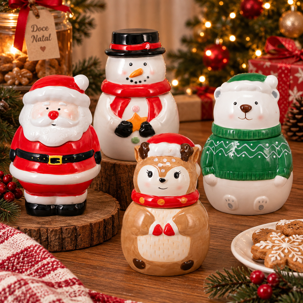 POTE FIGURA NATAL 21Cm