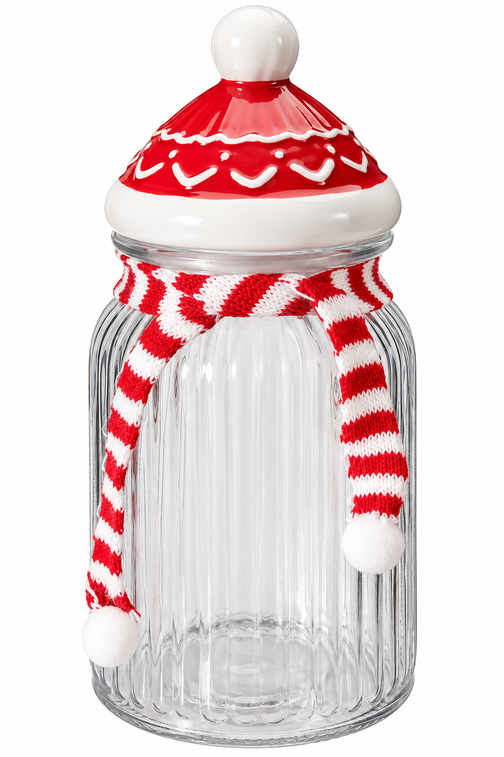 POTE VIDRO GORRO NATAL 950ml