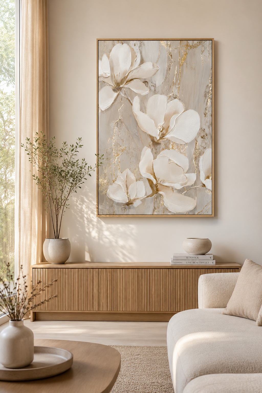 QUADRO FLORES 80X120Cm