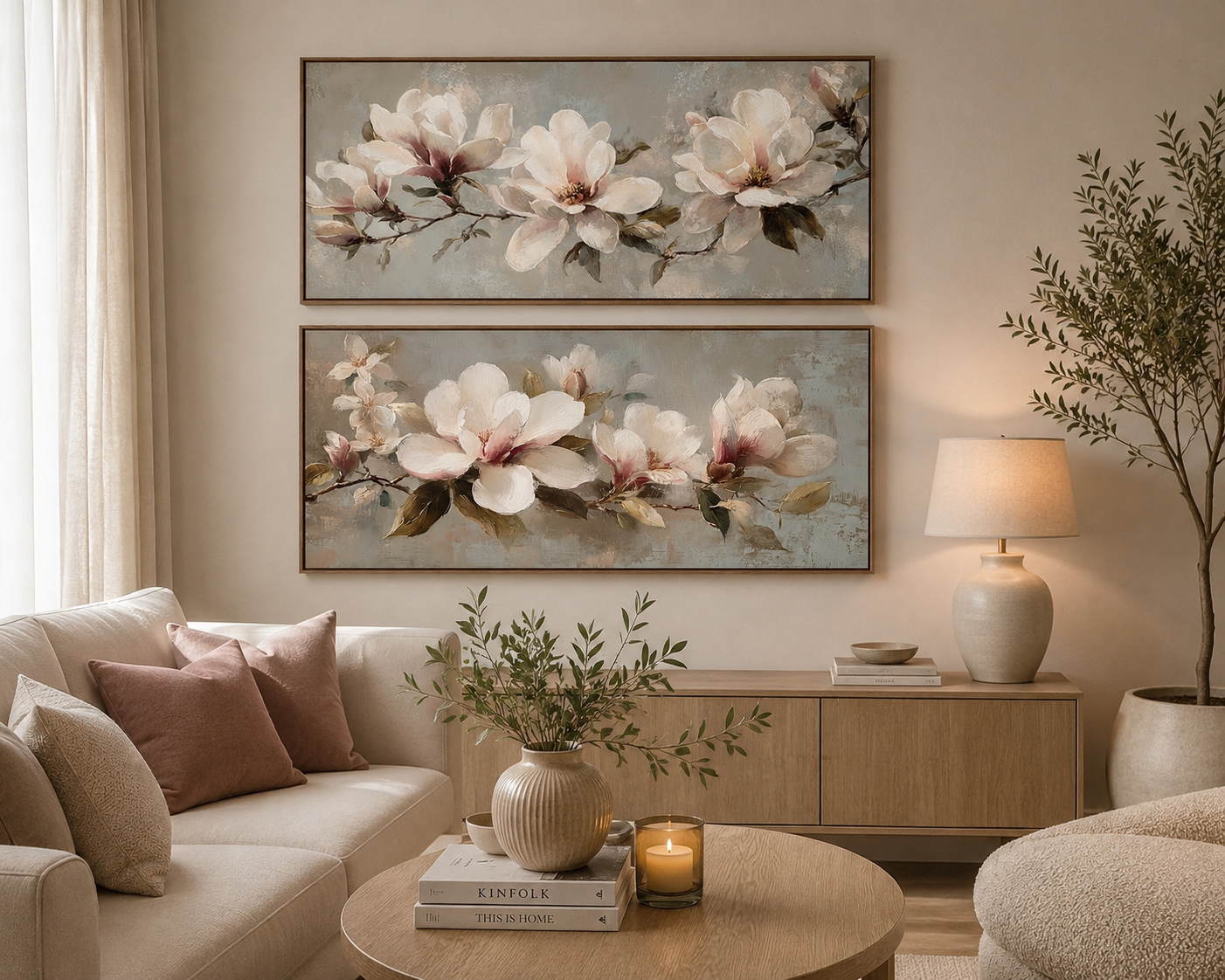 QUADRO FLORES 120X60Cm