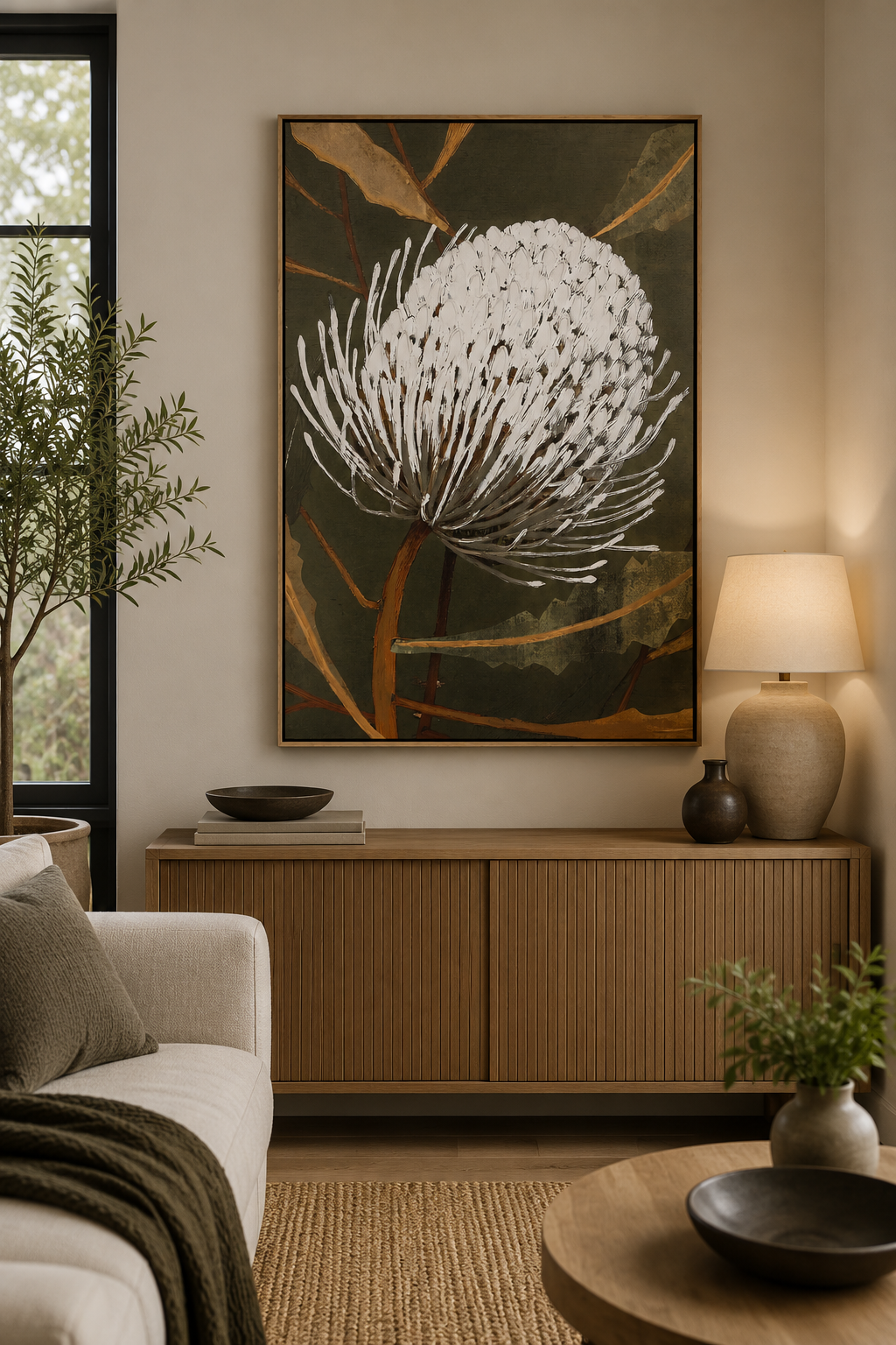 QUADRO PROTEA 83X123Cm