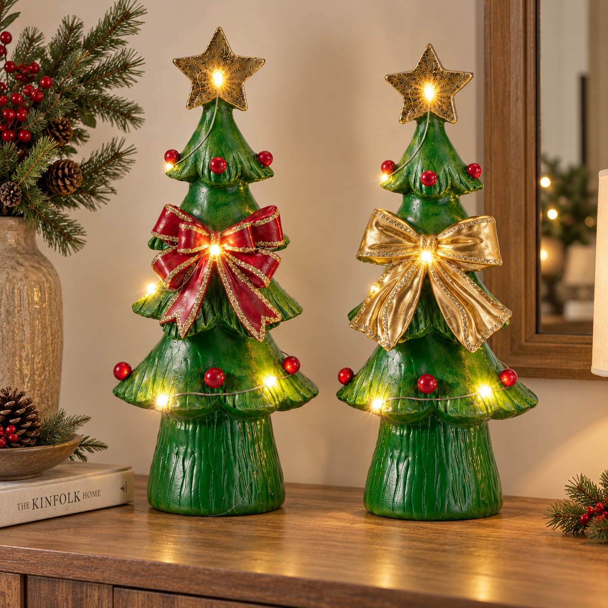 ÁRVORE NATAL C/ LED 18Cm