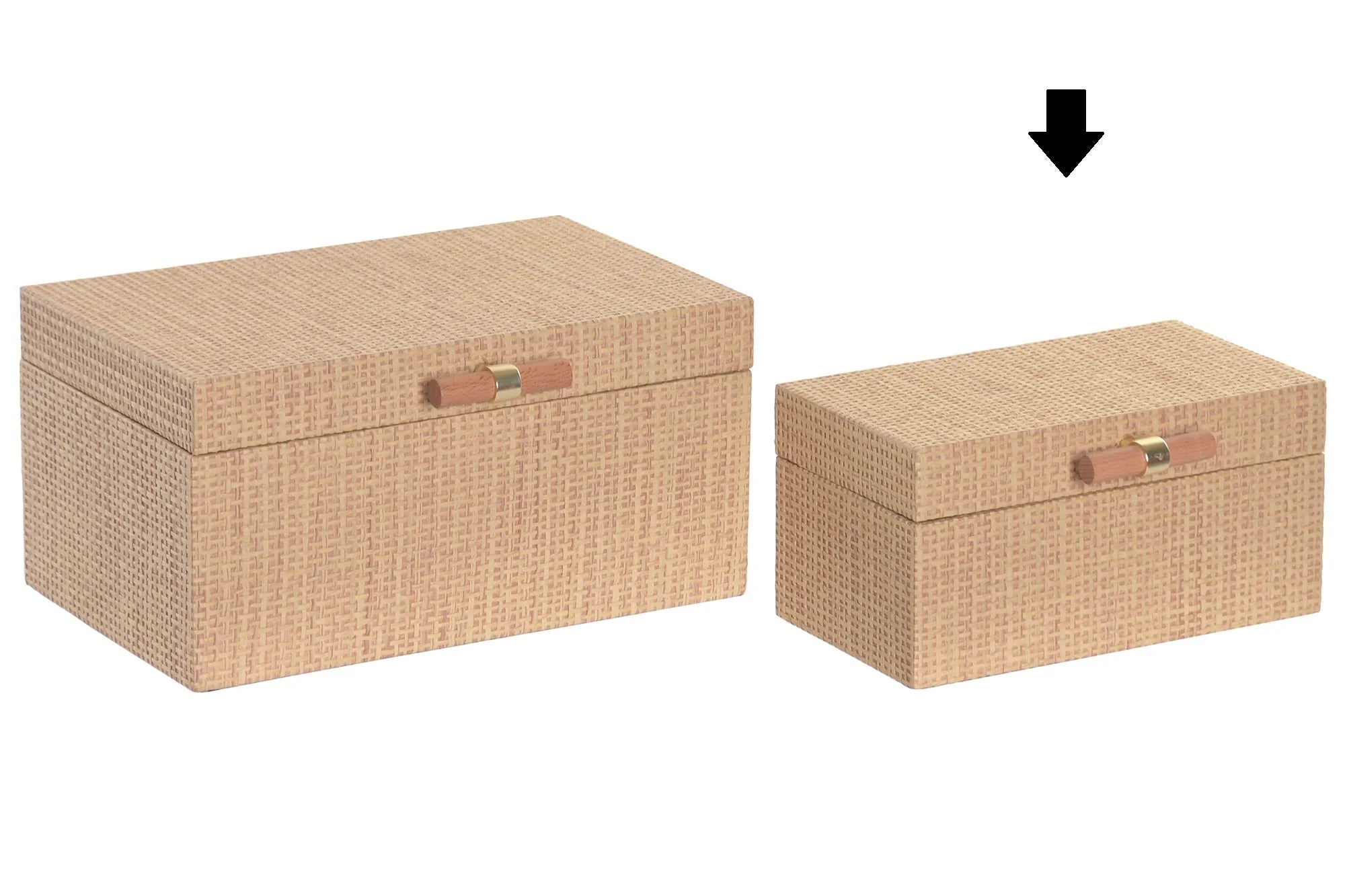 CAIXA BEGE 20X11X11Cm