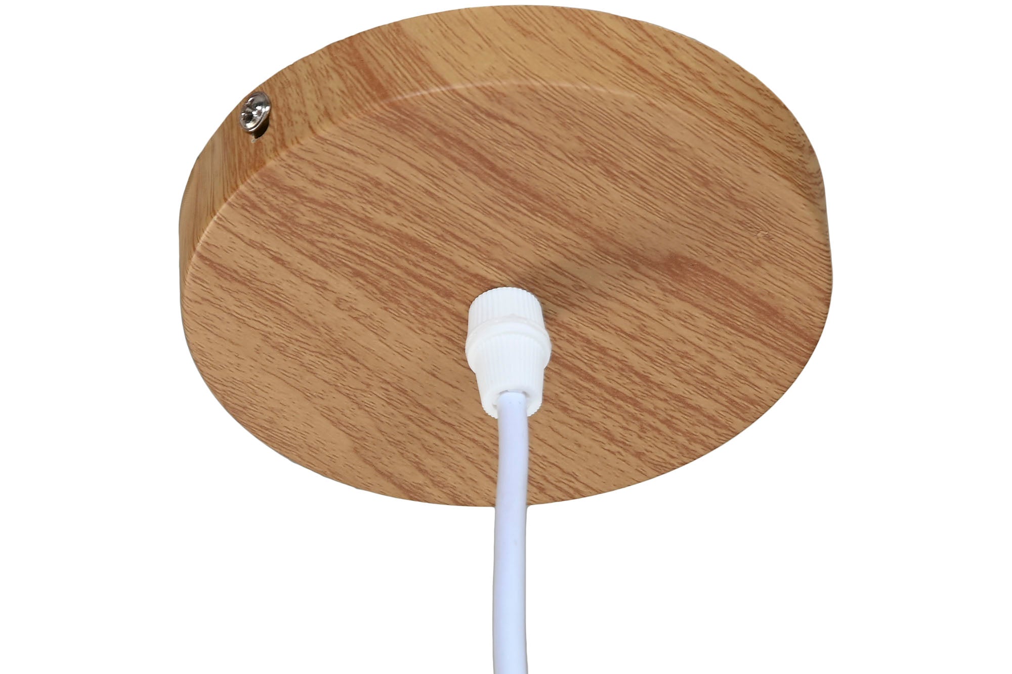 CANDEEIRO TETO BAMBU/RATTAN 40X40X30CM