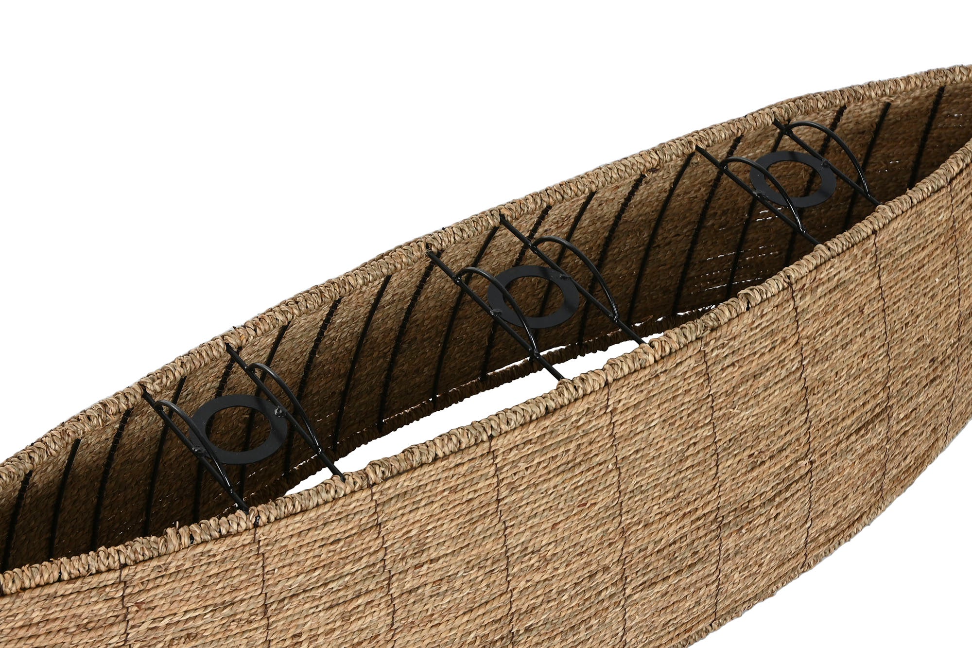 CANDEEIRO FIBRA NATURAL 100X29X27Cm
